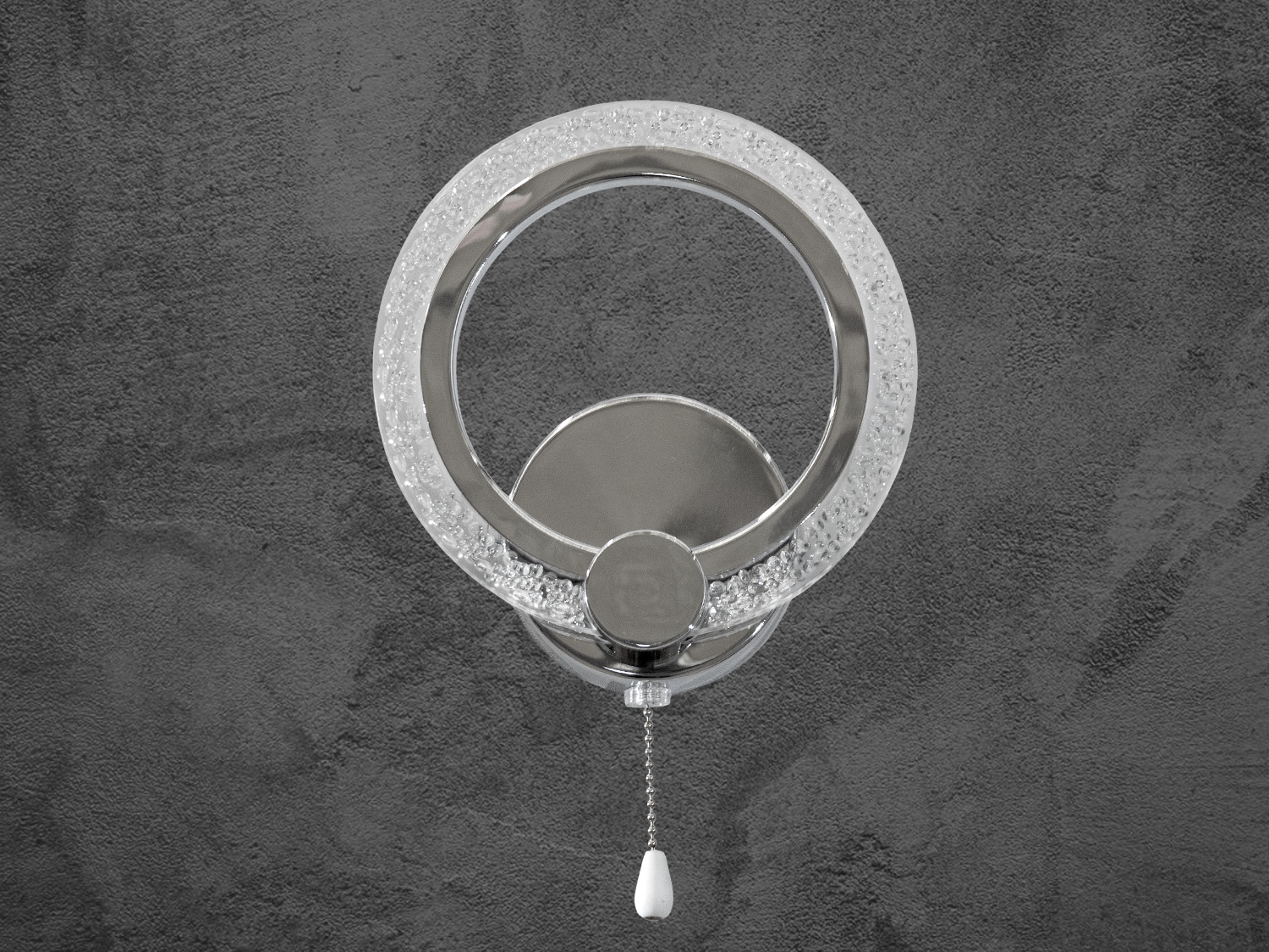 Настінний акриловий світильник-бра в стилі хай-тек, колір хром, 11W