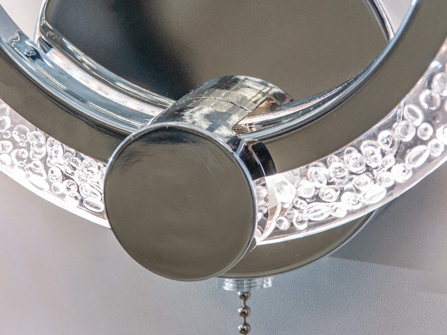 Настінний акриловий світильник-бра в стилі хай-тек, колір хром, 11W