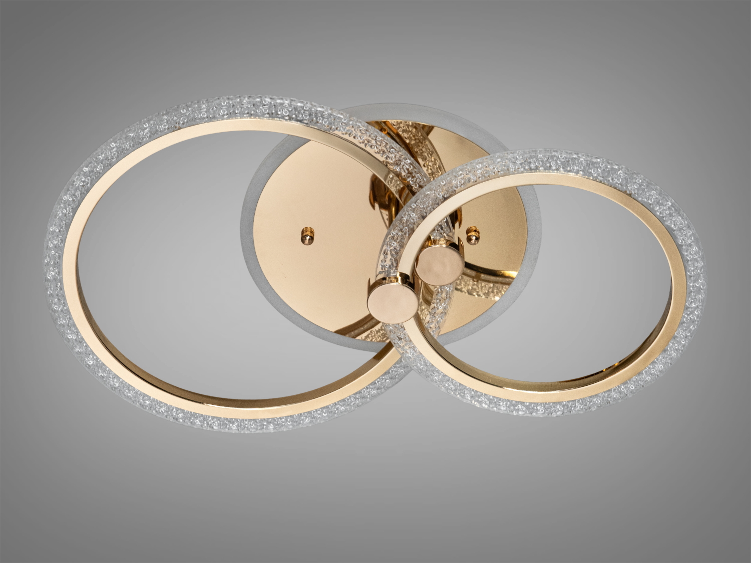 LED-люстра колами в коридор з пультом — втілення гармонії та руху, передане через витончене переплетення двох сяючих кілець. Завдяки тонким лініям, прикрашеним світлодіодним підсвічуванням, вона створює враження легкості та нескінченності, а вбудовані функції диммера та кольорового підсвічування/ LED-люстра колами в коридор з пультом — втілення гармонії та руху, передане через витончене переплетення двох сяючих кілець. Завдяки тонким лініям, прикрашеним світлодіодним підсвічуванням, вона створює враження легкості та нескінченності, а вбудовані функції диммера та кольорового підсвічування/