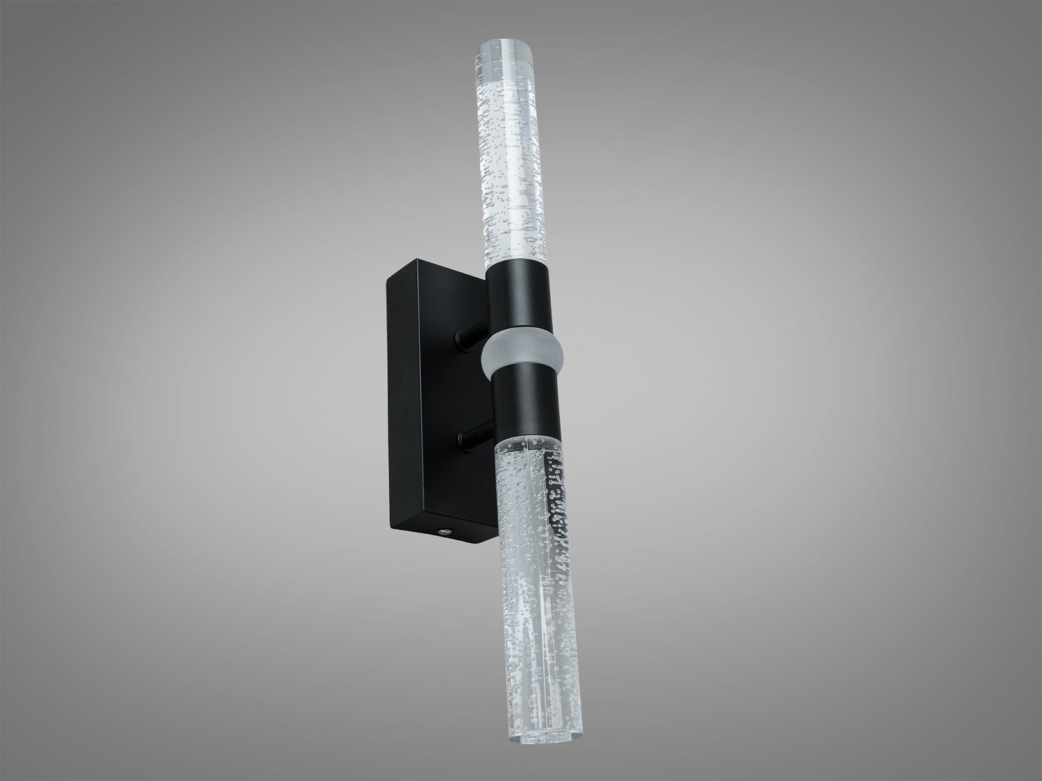 Настінне світлодіодне бра Diasha чорне 9 Вт з бульбашковими трубками