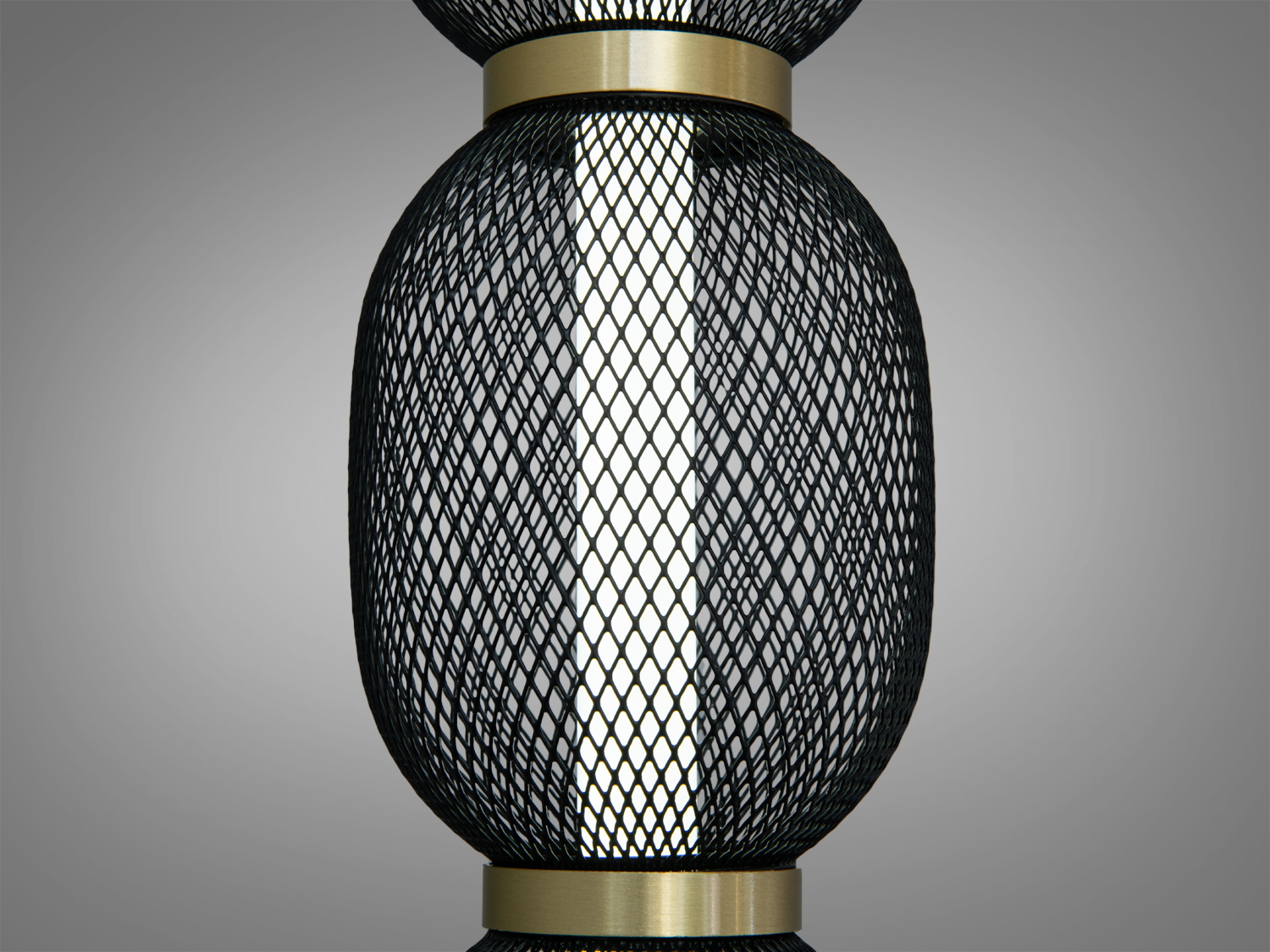 Настінний світильник LED Мінімалізм чорний металеві сітчасті абажури B1713BK