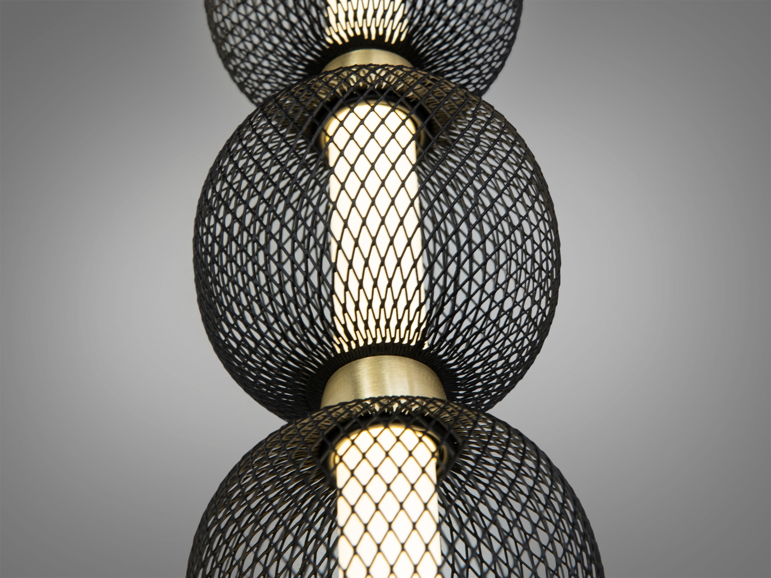 Настінний LED бра B1715BK чорний 7 Вт сітчасті абажури мінімалізм лофт