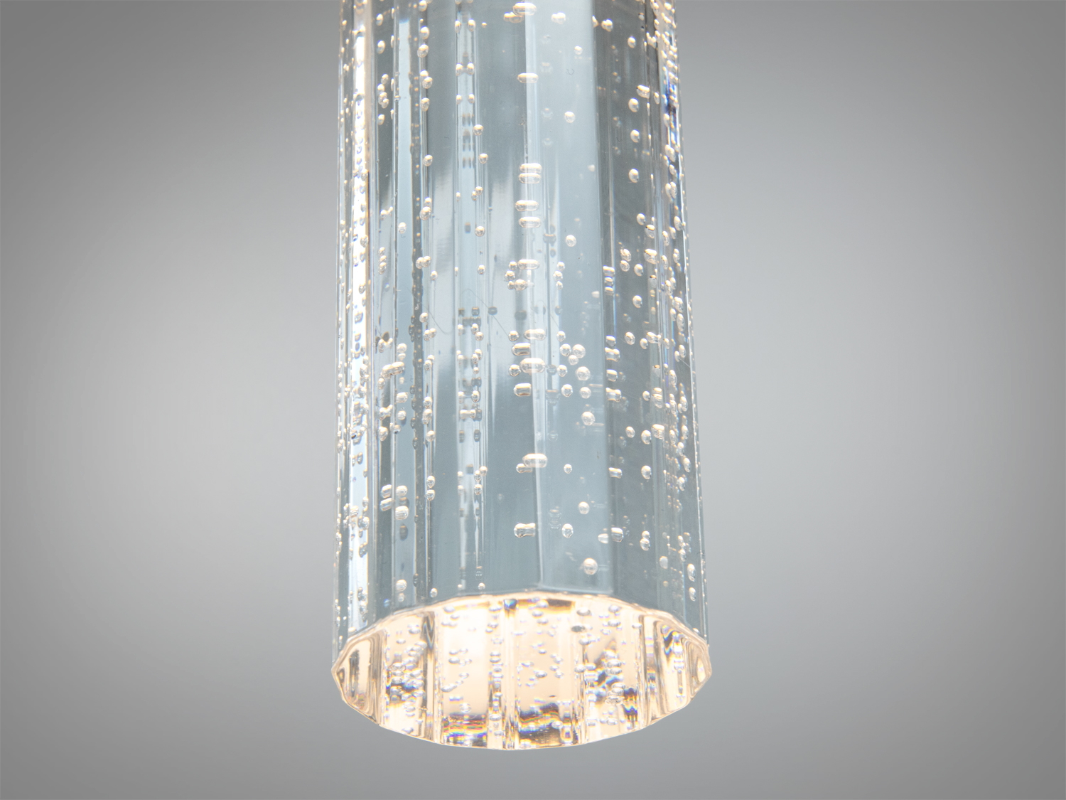 Настінне бра LED 6 Вт чорне скляний циліндр сучасне мінімалізм