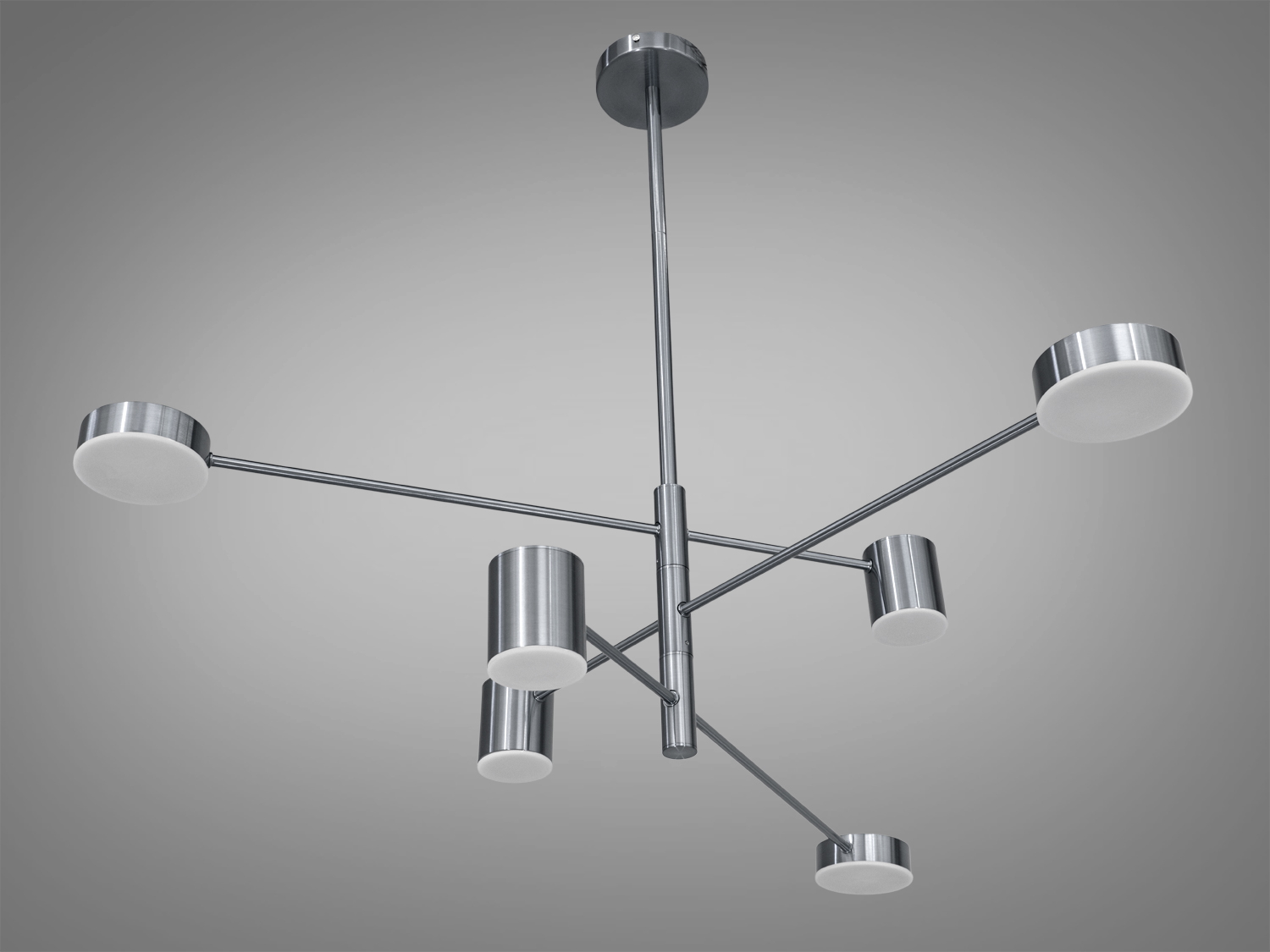 Світлодіодна люстра Diasha D302-хром 30Вт — сучасний дизайн та ефективність. Ідеально підходить для різних інтер′єрів.