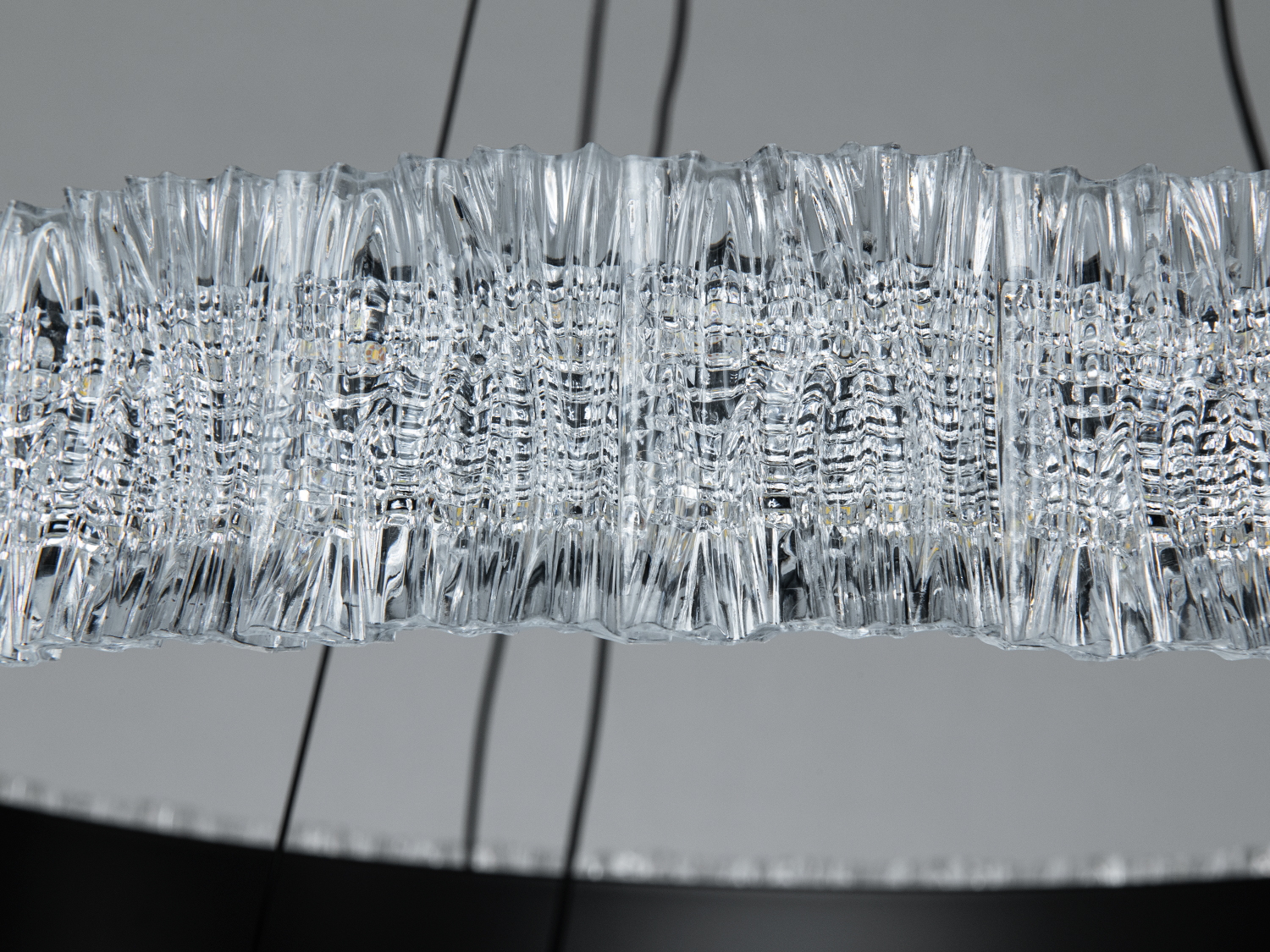 Світлодіодна люстра LED чорна 140Вт два кільця пульт дистанційного керування