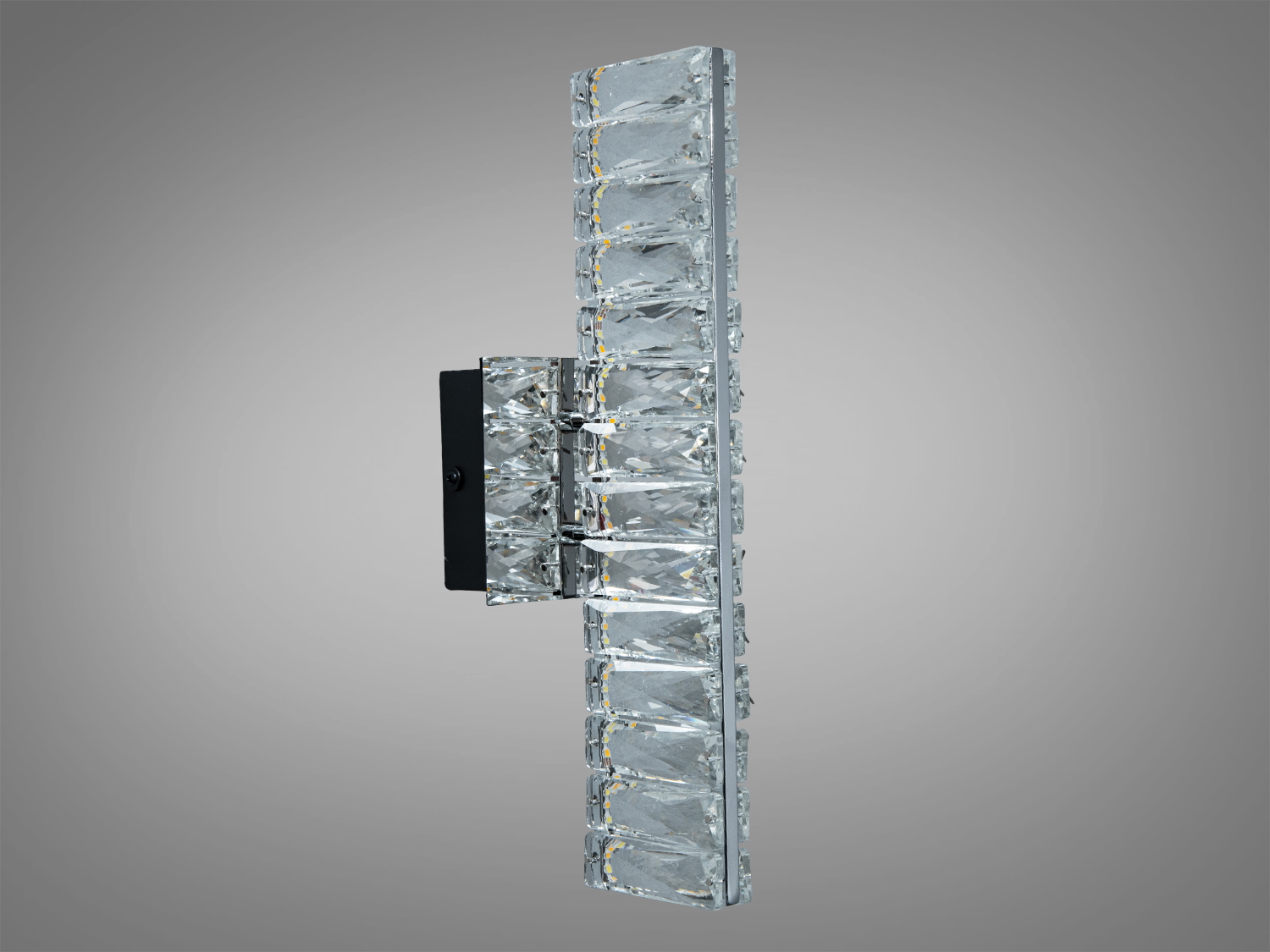 Настінне LED бра D88010BCH хром кришталеве 8 Вт сучасне