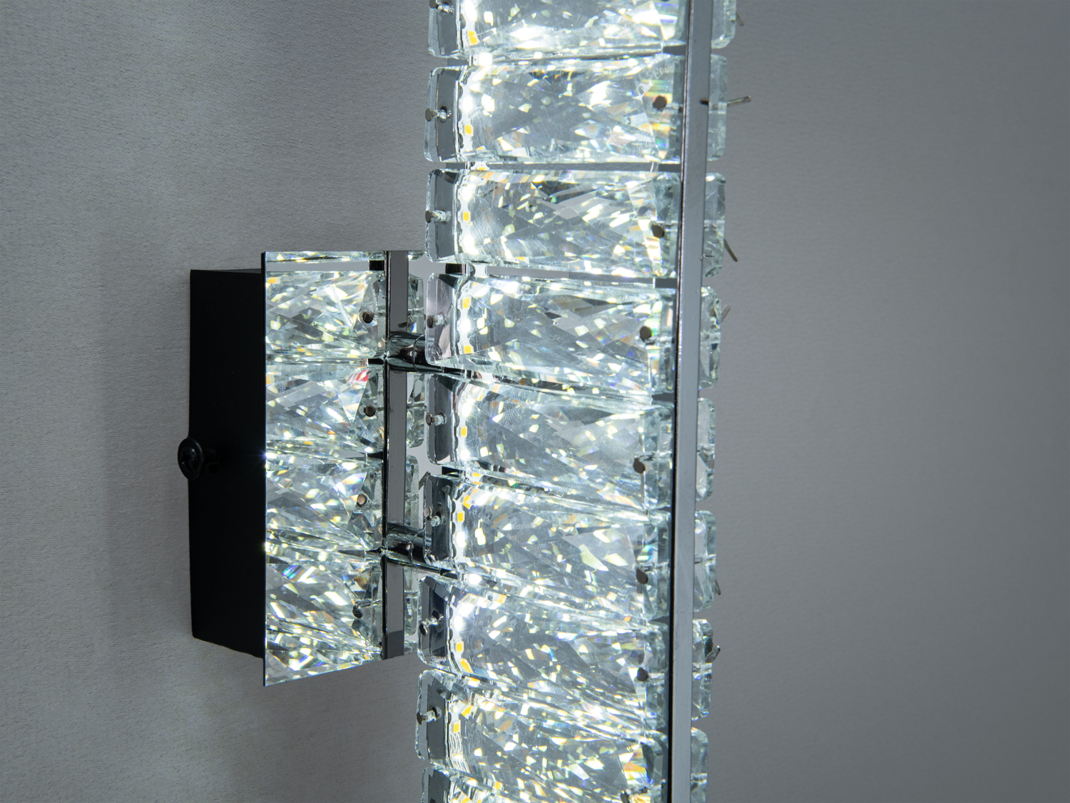 Настінне бра Diasha світлодіодне 15 Вт хром кришталеве акцентне освітлення