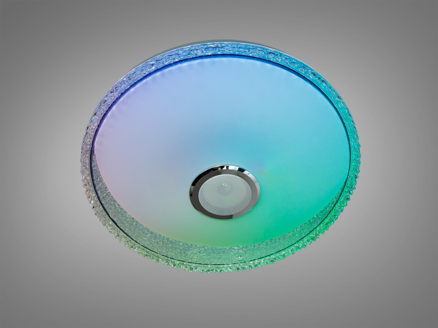 Смарт LED люстра RGB з Bluetooth 80 Вт біла