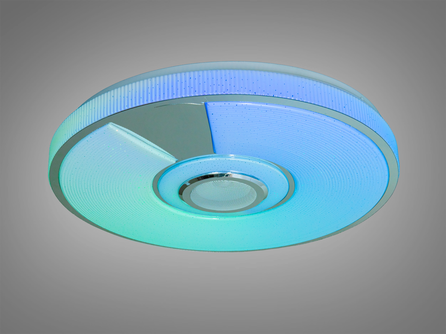 Світильник смарт LED білий 80Вт RGB MP3