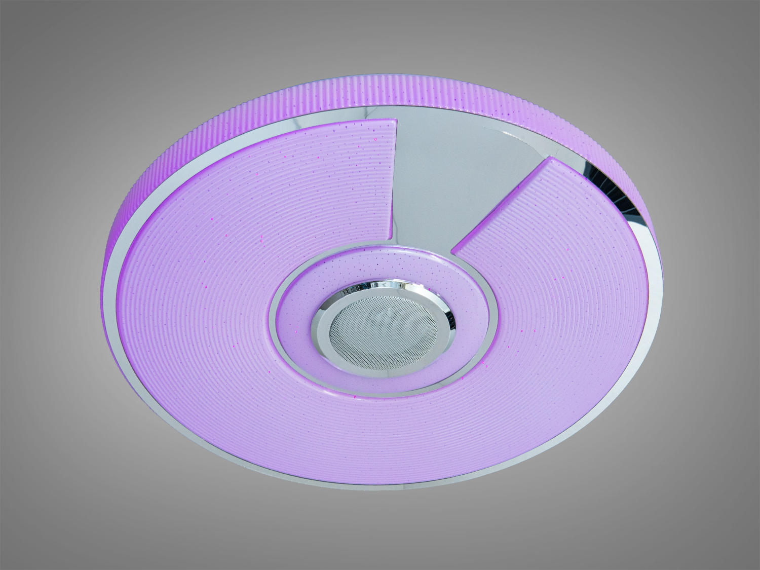 Світильник смарт LED білий 80Вт RGB MP3