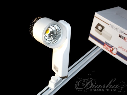 Светодиодный прожектор на рейку Трековые системы, Технические светильники, Подсветка для витрин, Прожектор, Horoz