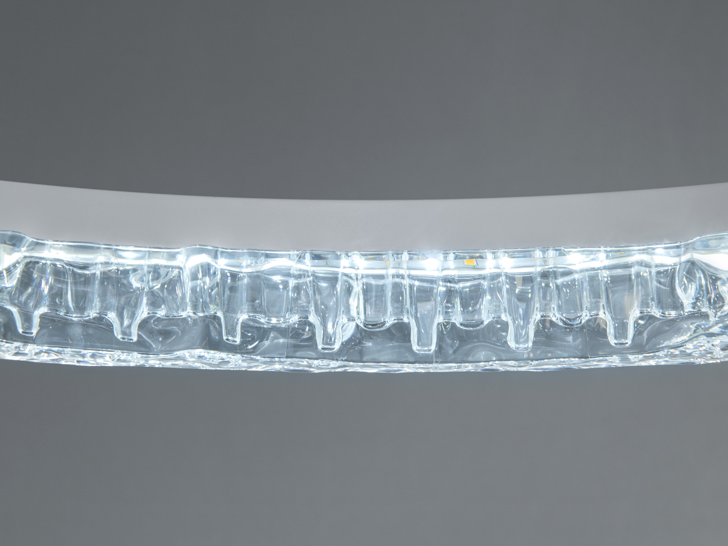 Світлодіодна підвісна люстра LED Люстри MD78200-600+400WH-LS біла 85 Вт 15 м2