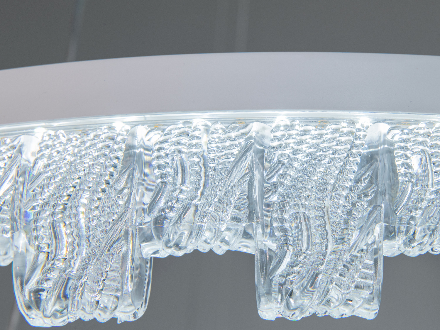 LED люстра MD78201 2 кільця біла 82 Вт освітлення для 14 м²