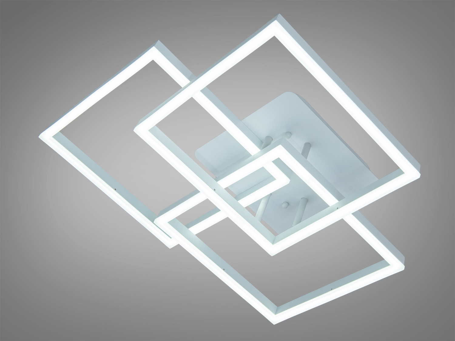 Стельова світлодіодна люстра MX11058 біла 90 Вт сучасна геометрія