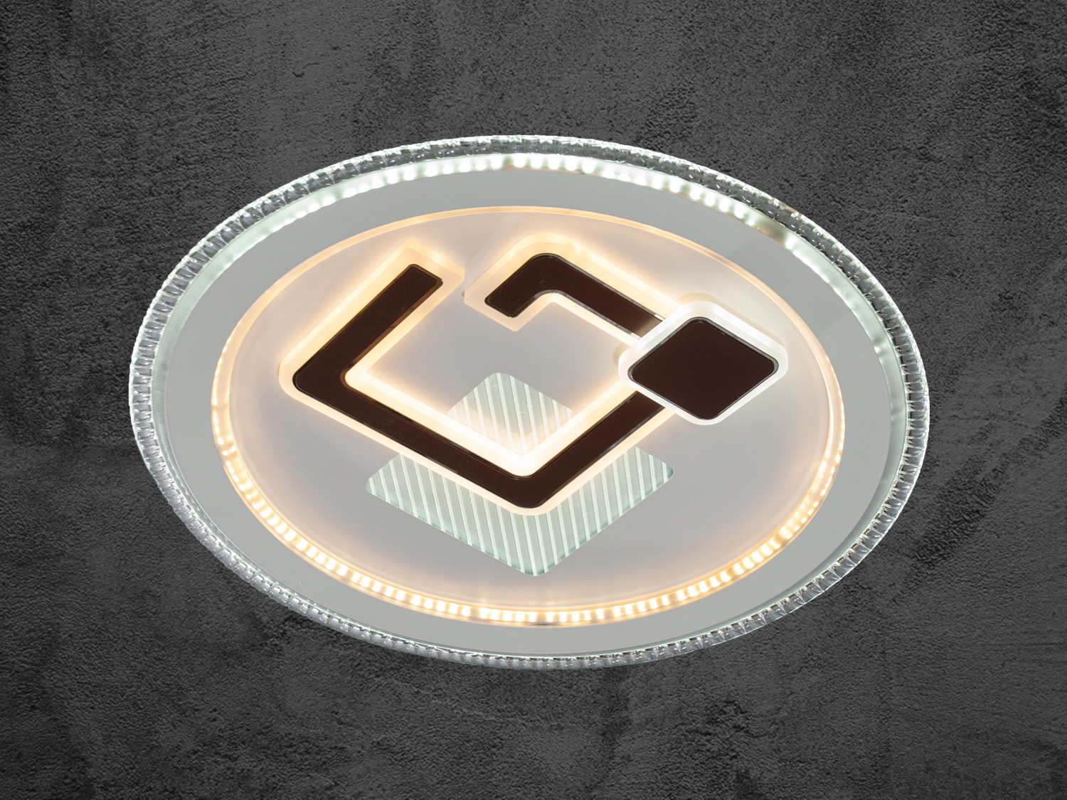 Підвісний світильник з теплим білим світлом, оснащений декоративним елементом. Підходить для вітальні.