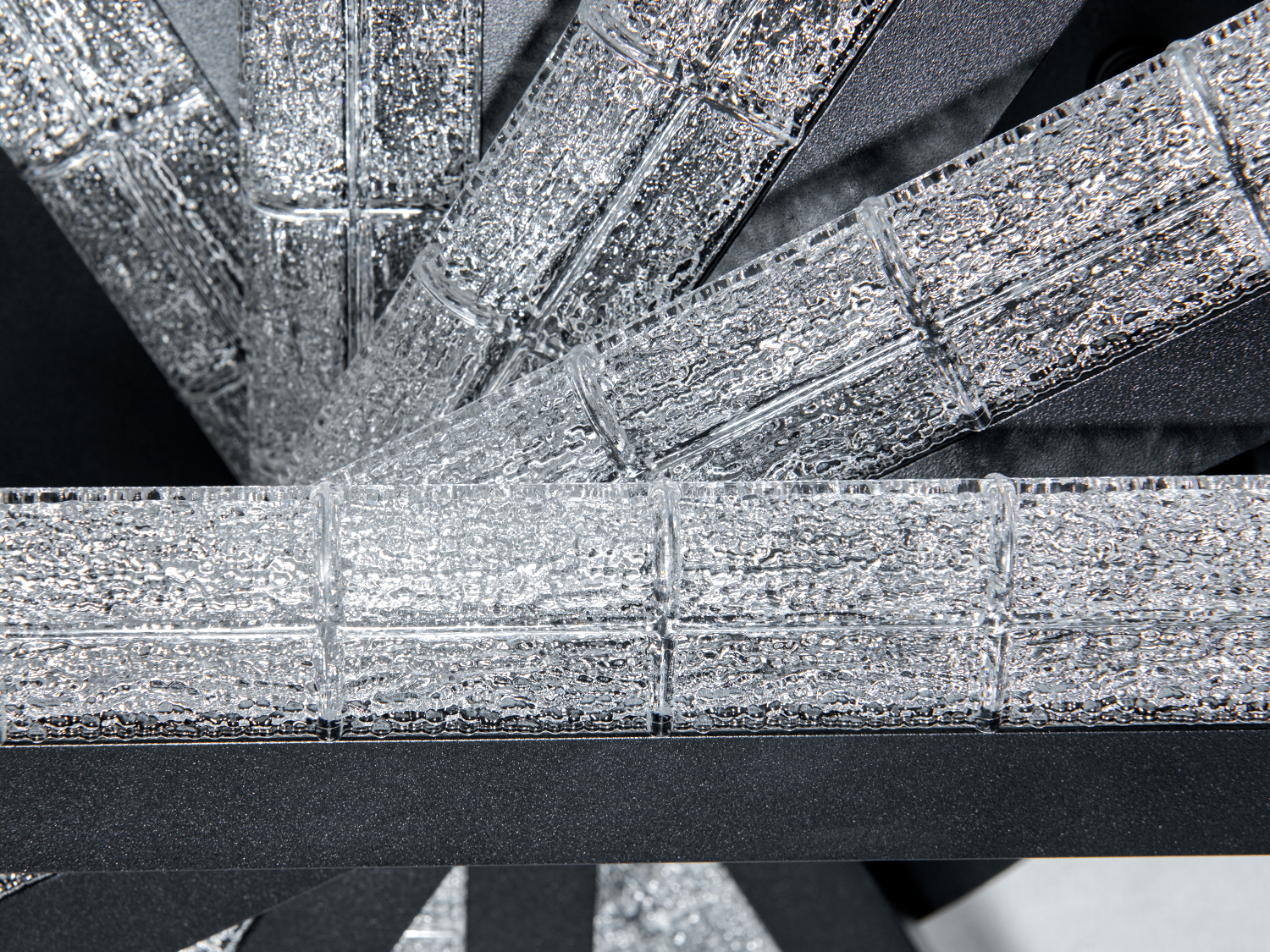 Потолочна LED люстра Diasha MX3072 чорна 70 Вт сучасна мінімалістична