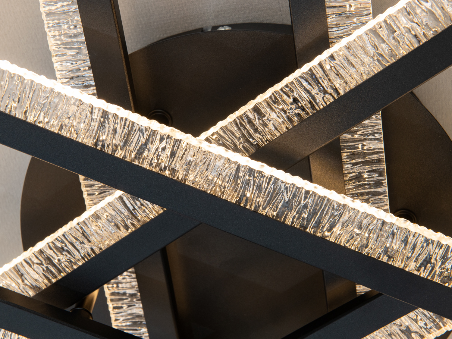 Потолочна LED люстра Diasha MX3087 чорний 86 Вт акрилові розсіювачі без пульта