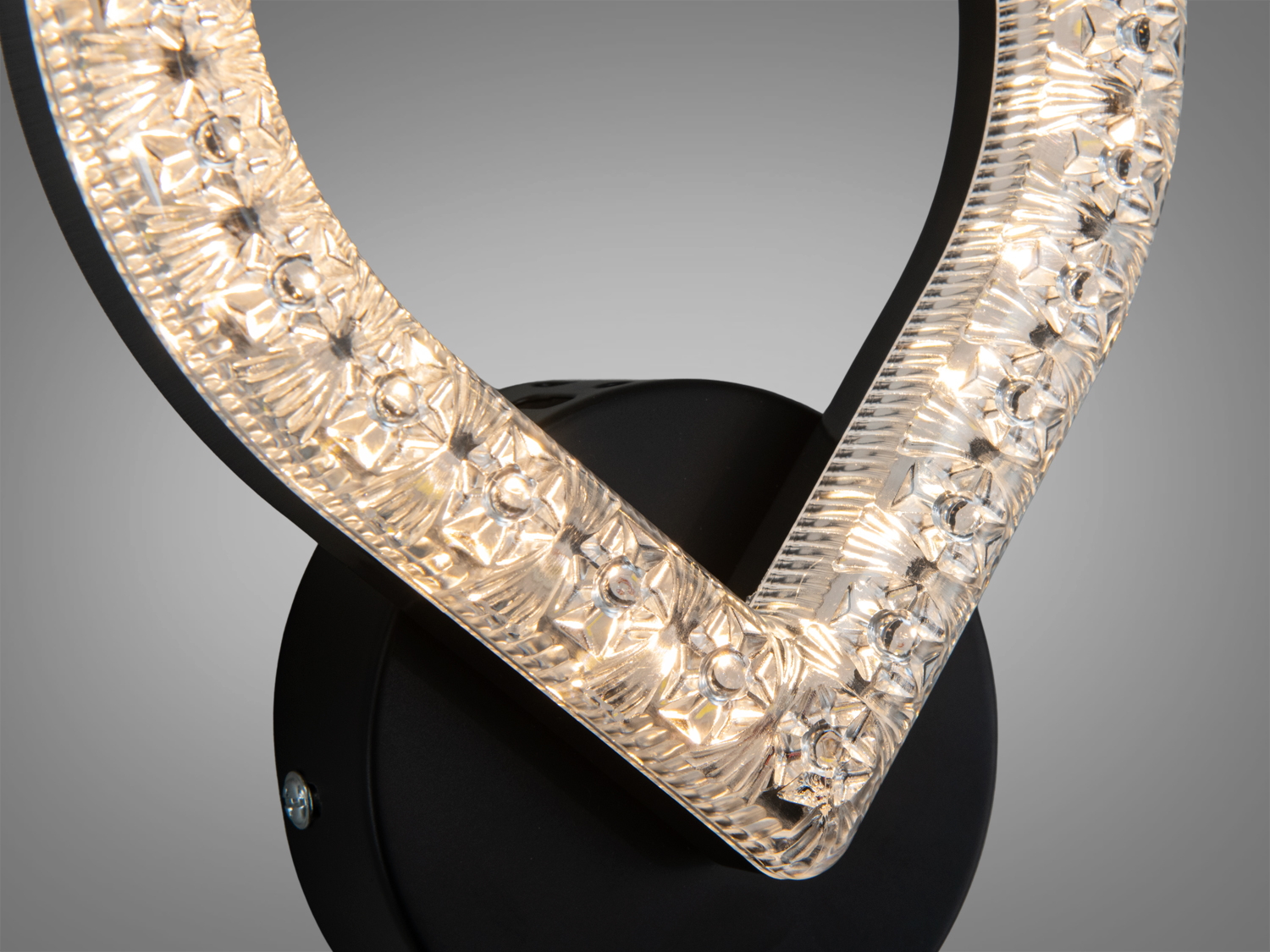 LED настінне бра MX4773 чорне 17 Вт з CCT ланцюжком