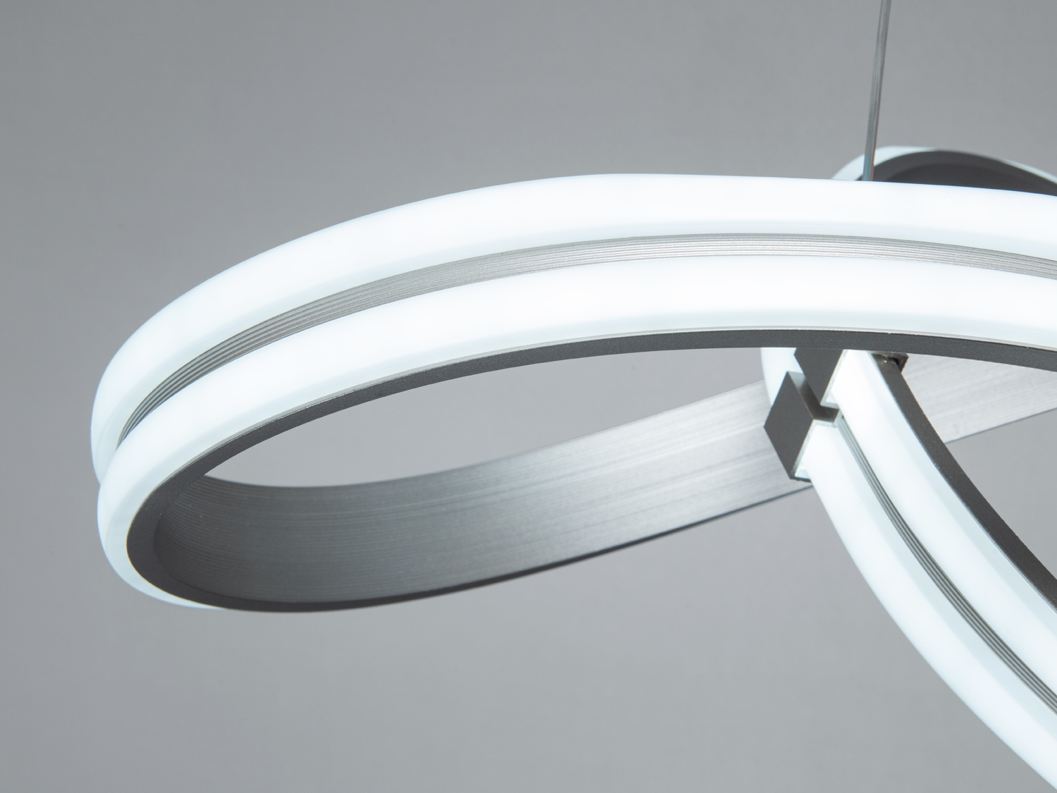 Світлодіодна люстра LED підвіс коричнева 112 Вт для кімнат до 19 м2