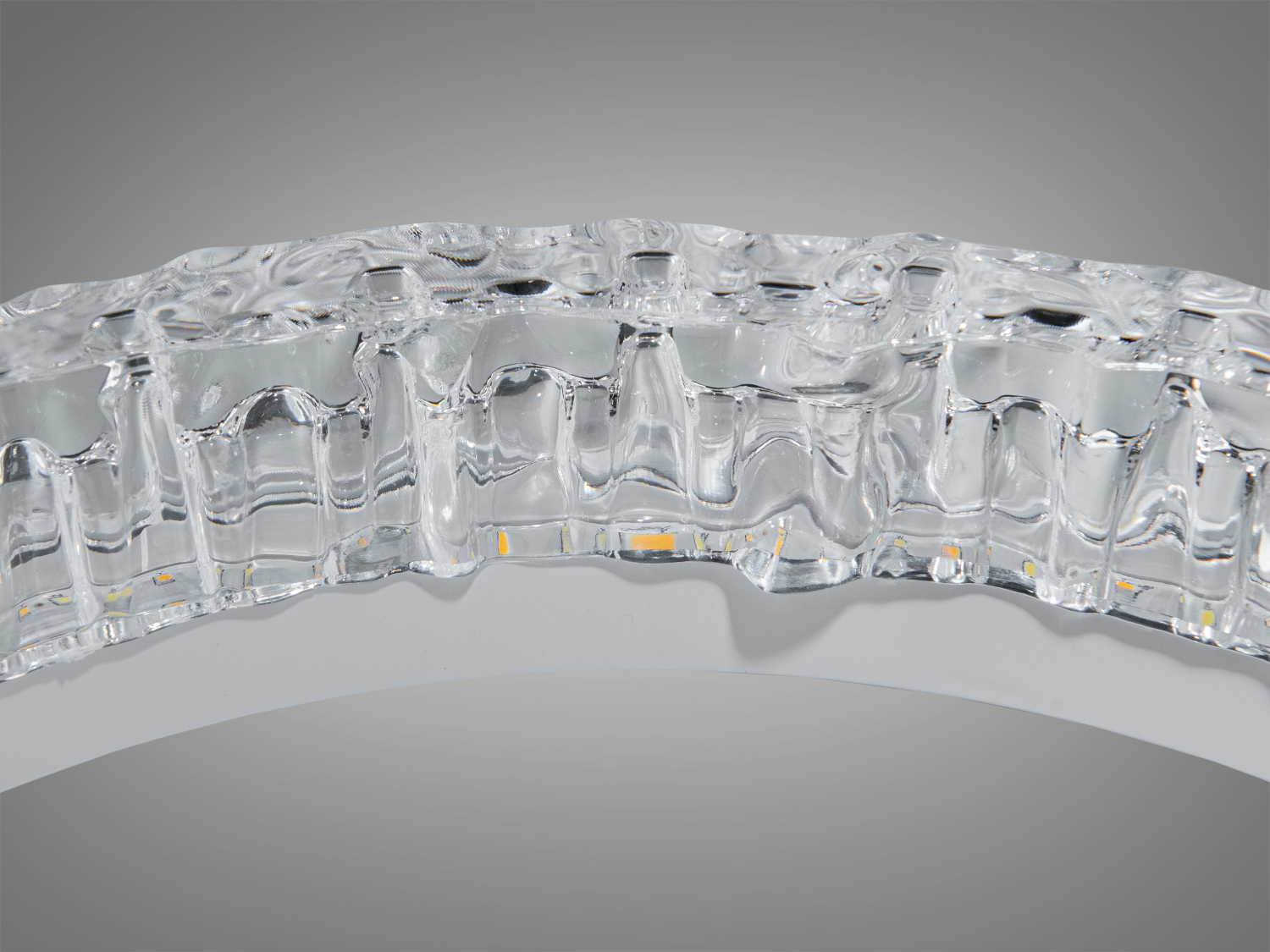 Люстра стельова Diasha кільця LED 106 Вт біла сучасна акрилова