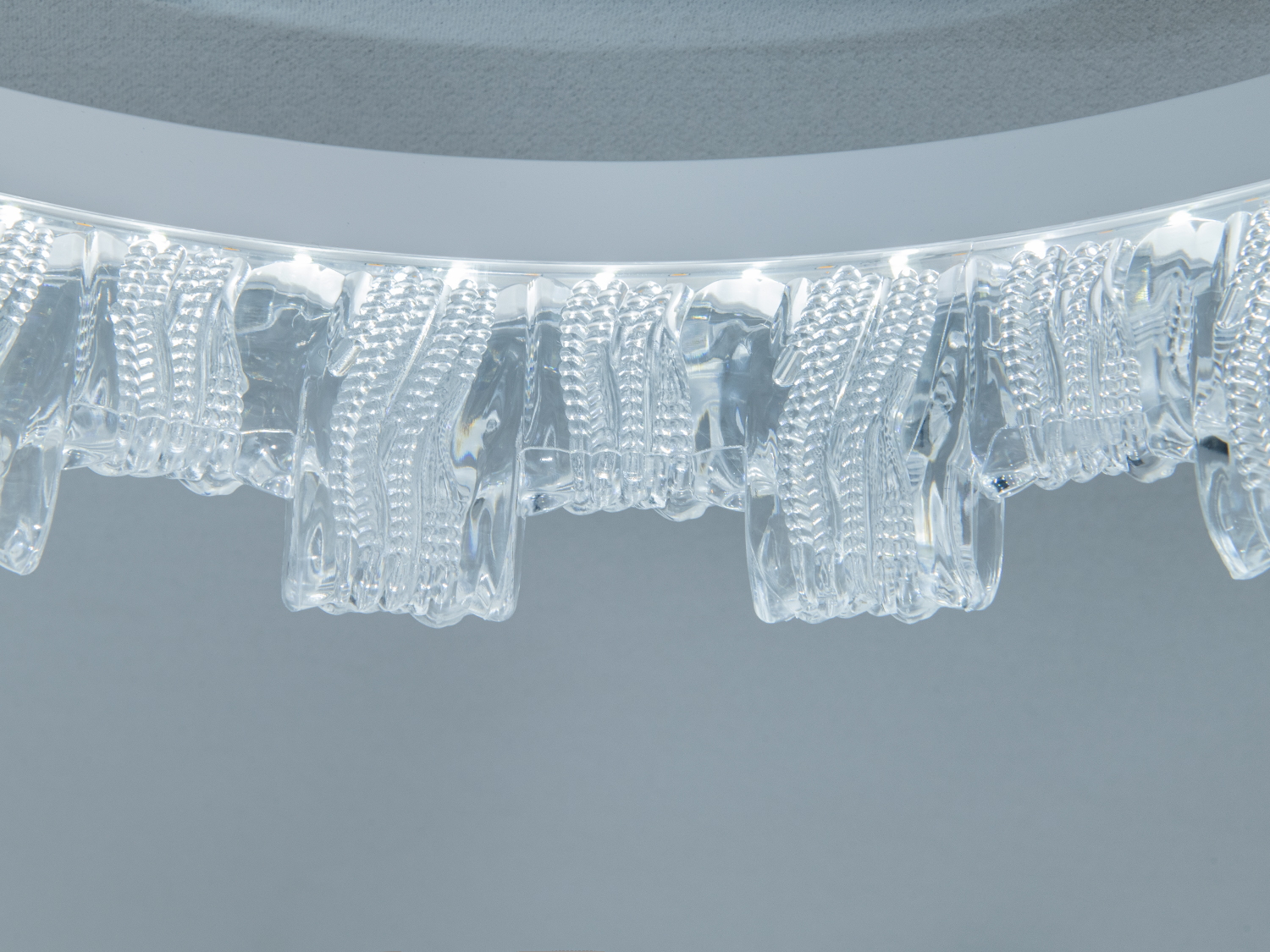 Потолочна люстра Diasha LED люстри кільця білий сучасний дизайн м′яке світло