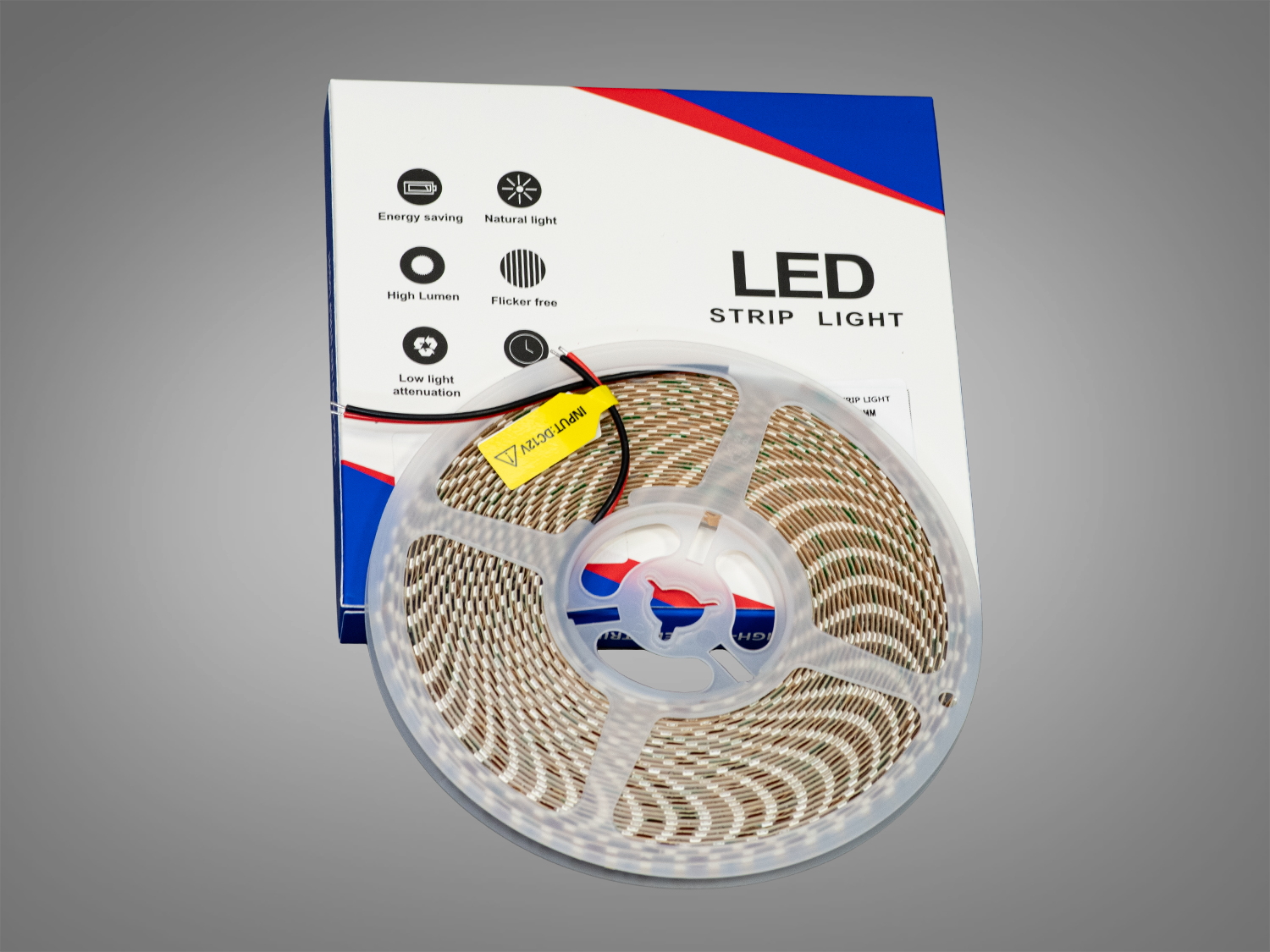 LED стрічка 12В, 120 діодів на метр, 5мм, нейтральний