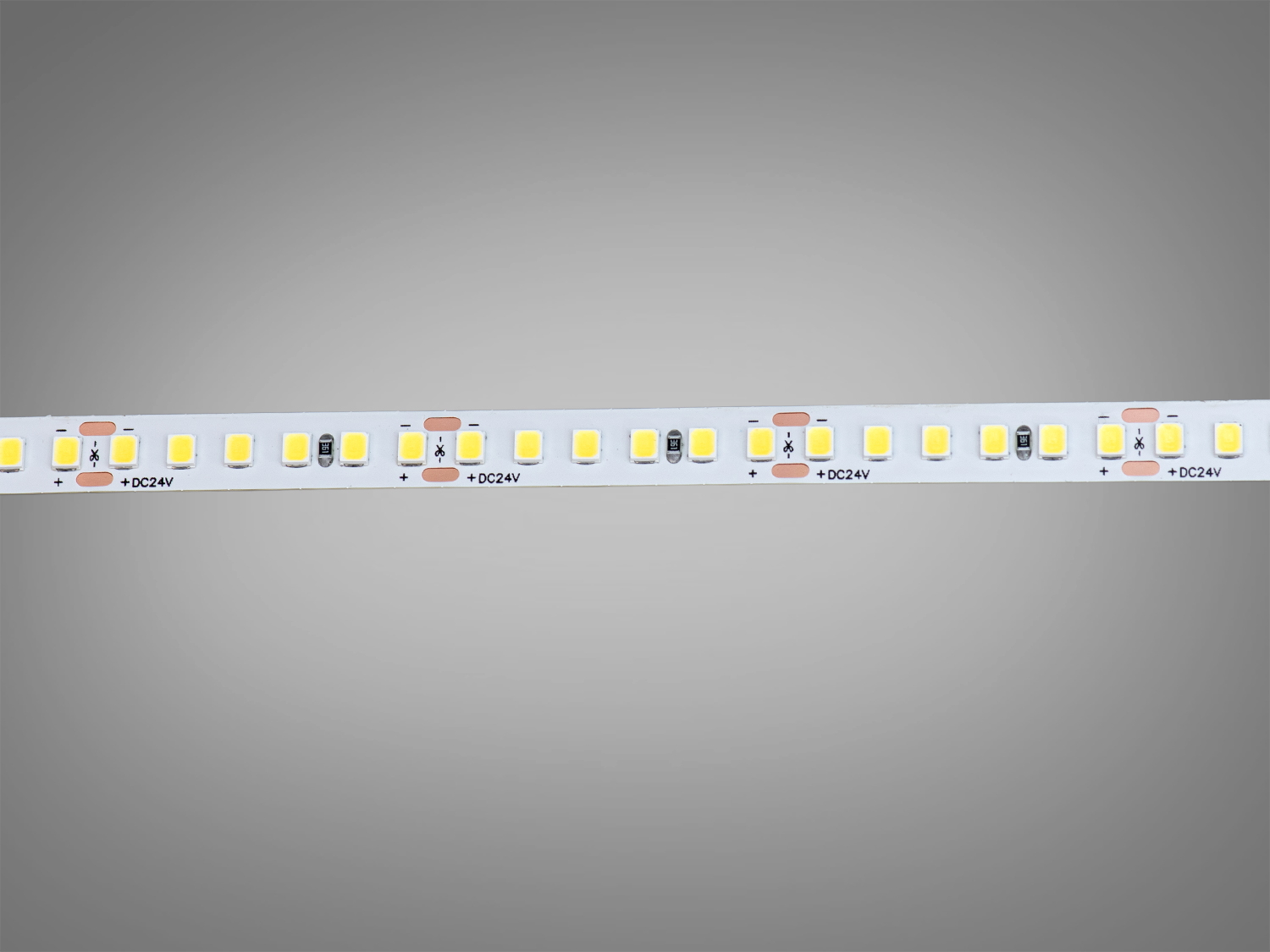 LED стрічка 24В, 180 діодів на метр, 8мм, холодний