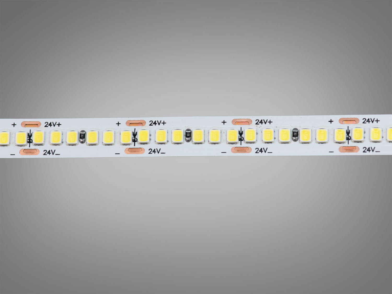 LED стрічка 24в, 240 діодів на метр, 10мм, холодний