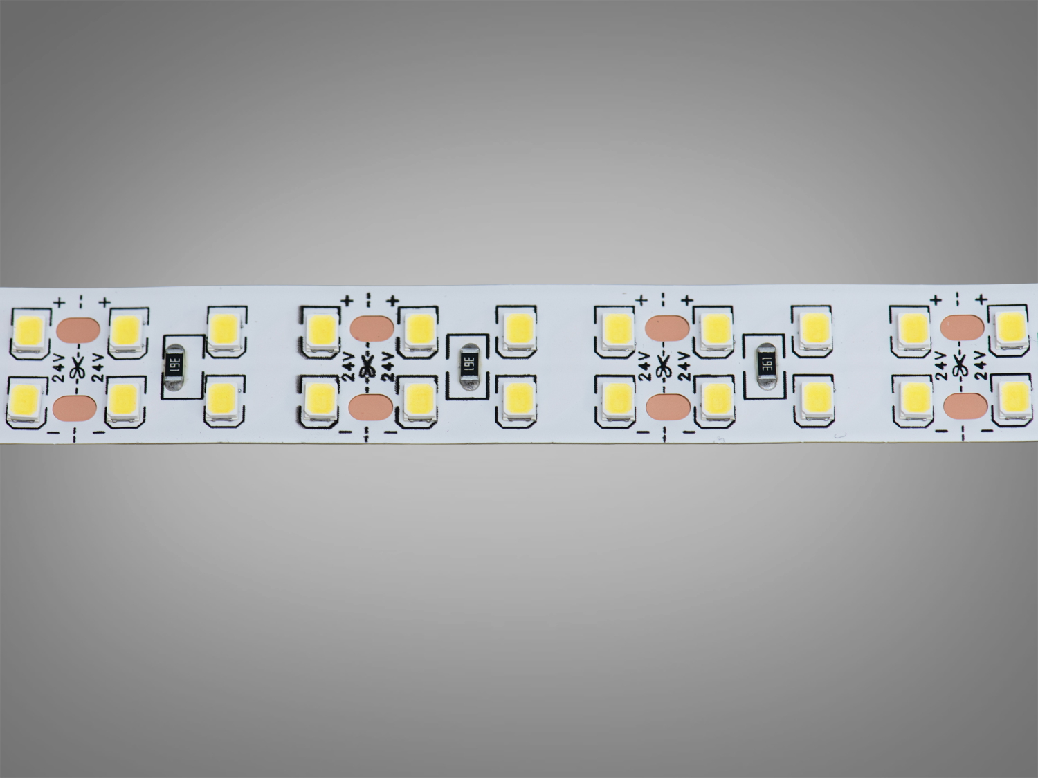 LED стрічка 24в, 240 діодів на метр, 15мм, холодний