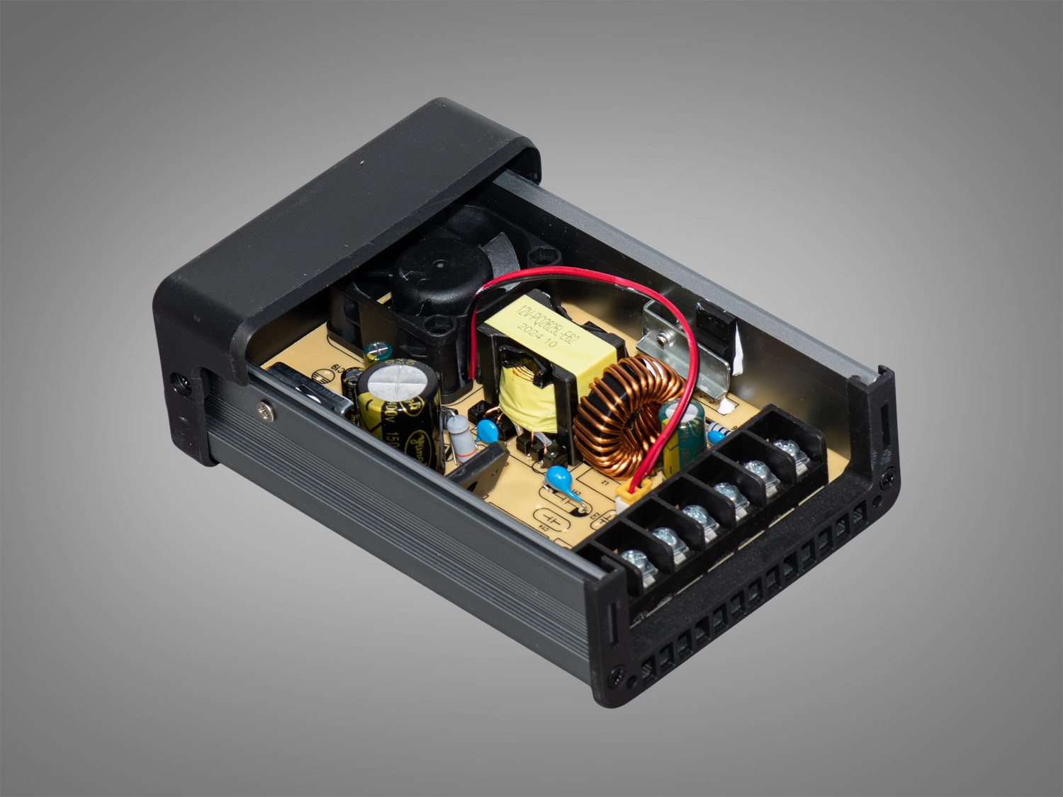 Блок живлення 12В, із захистом від дощу, 200Вт, 16.66А