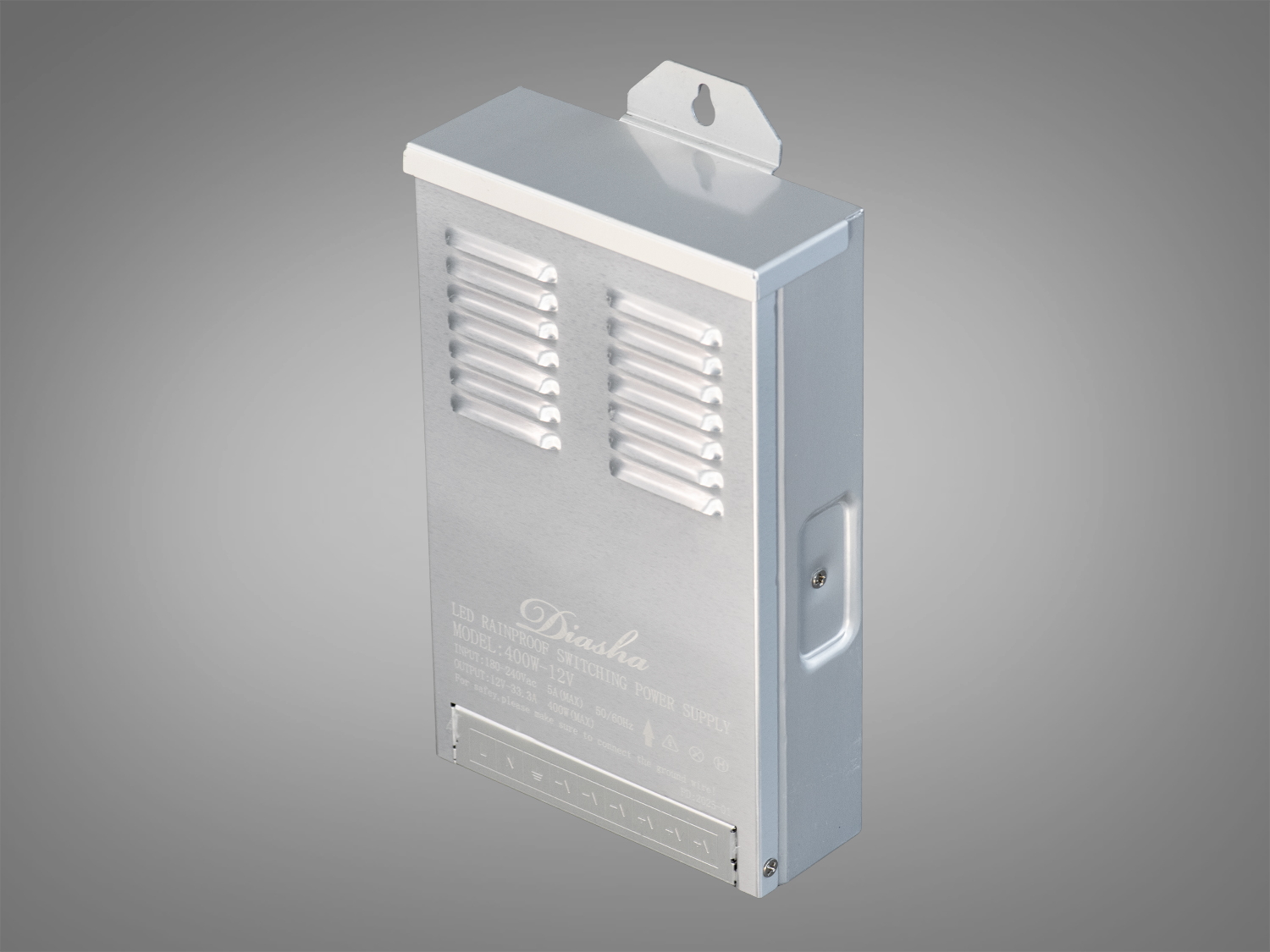 Блок живлення 12В, із захистом від дощу, 400Вт, 33.3А