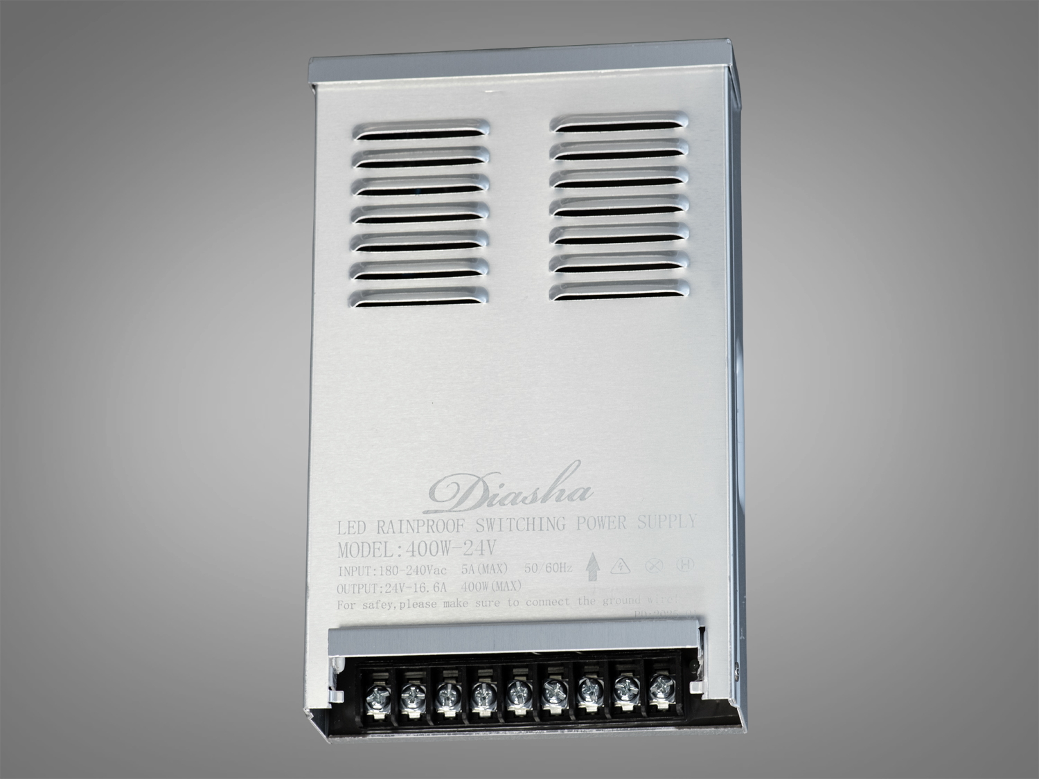 Блок живлення 24В, із захистом від дощу, 400Вт, 16.66А