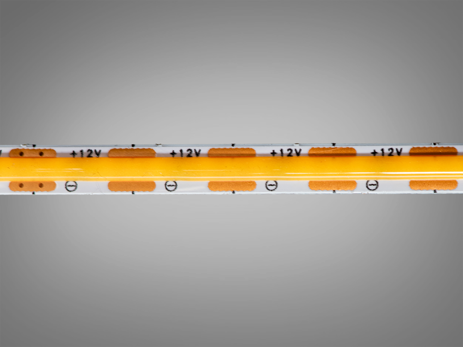 COB LED стрічка 12В, 400 діодів на метр, 5мм, теплий