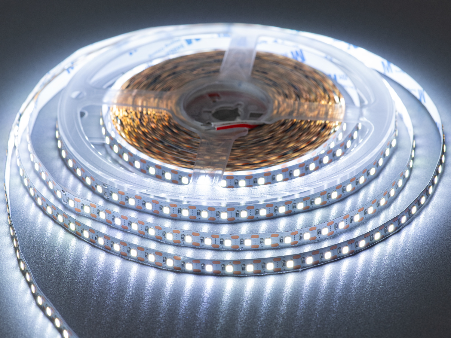 LED стрічка 12В, 120 діодів на метр, 8мм, холодний