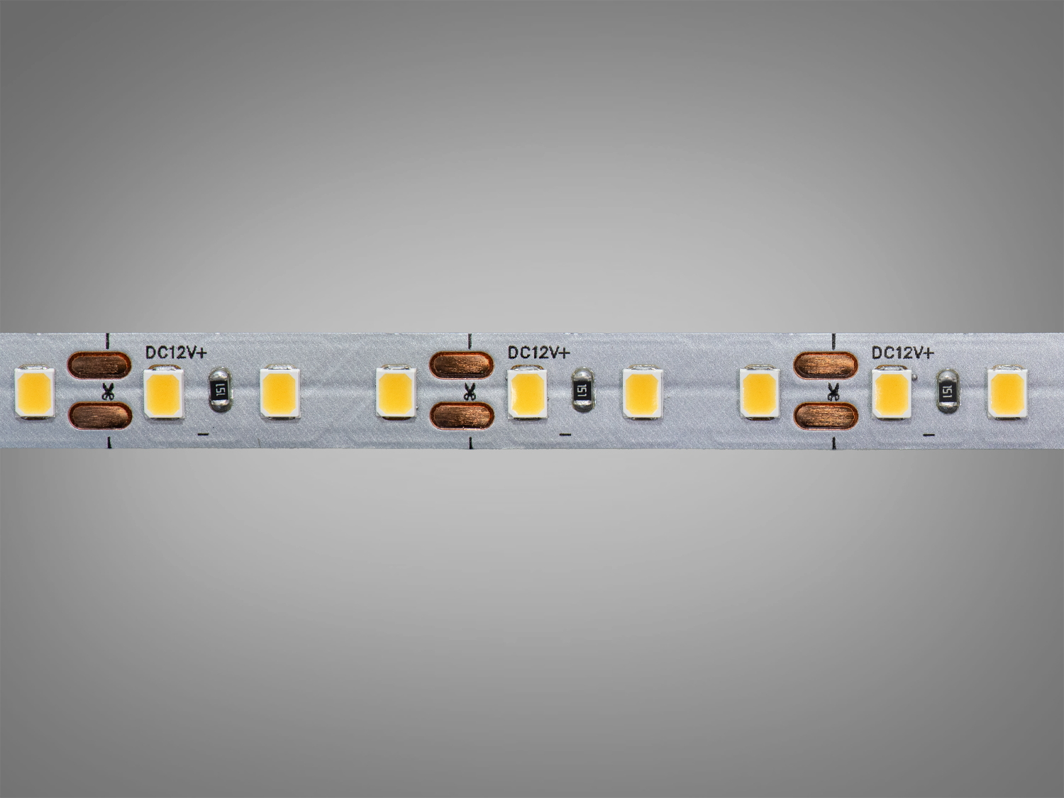 LED стрічка 12В, 120 діодів на метр, 8мм, нейтральний