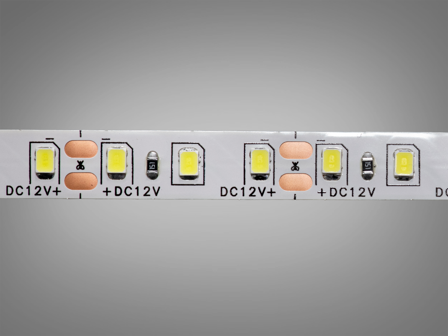 LED стрічка 12В, 120 діодів на метр, 8мм, холодний