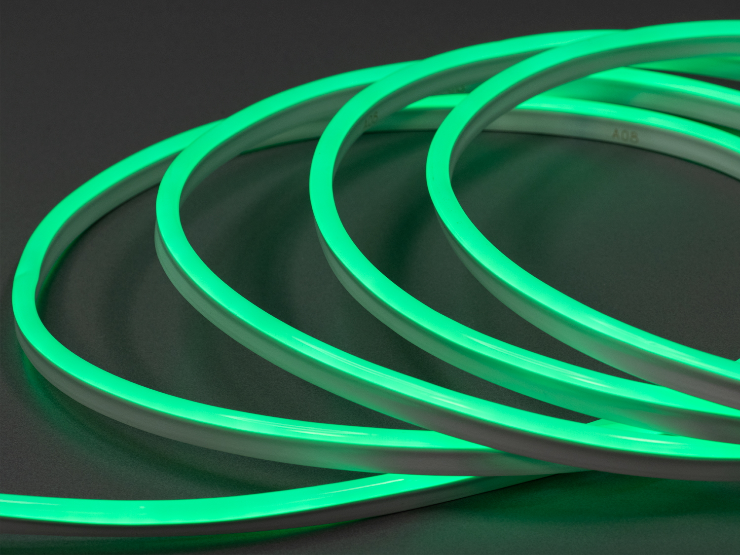 LED NEON 220в, герметичний, 7x15мм, зелений