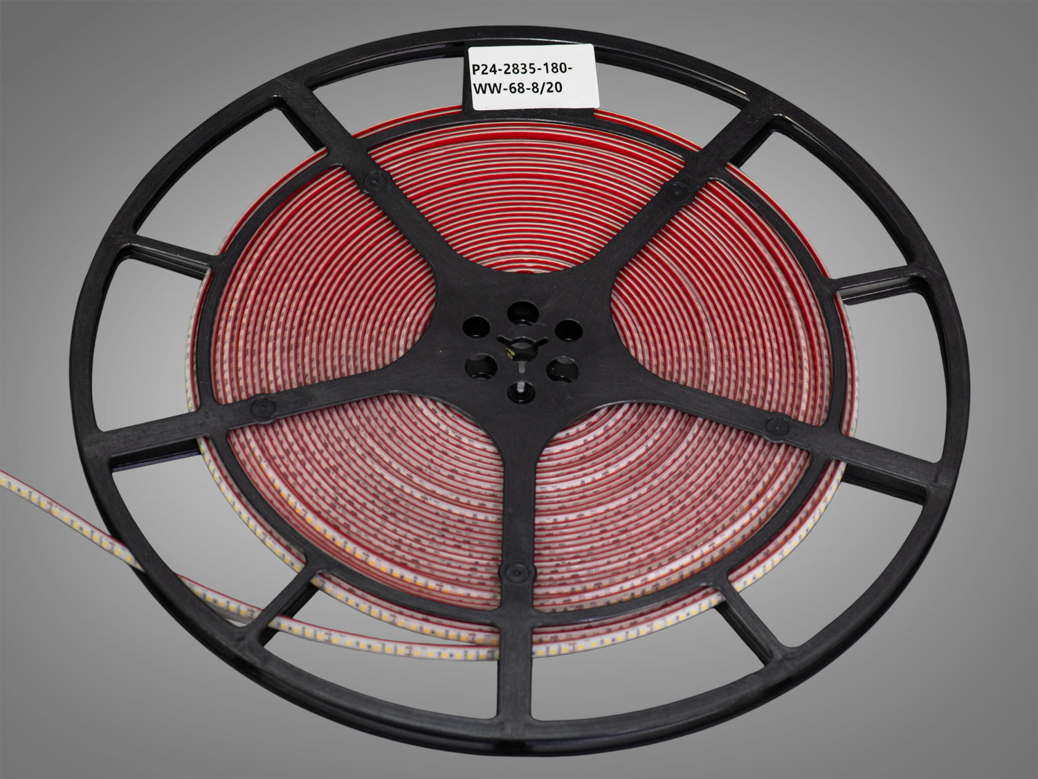 LED стрічка 24В, 180 шт/м, герметична, 8мм, теплий