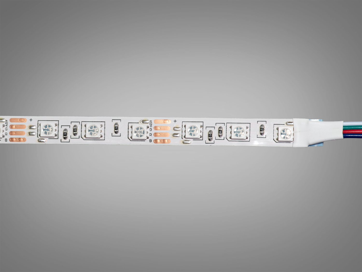 LED стрічка 12В, 60 діодів на метр, 10мм, RGB