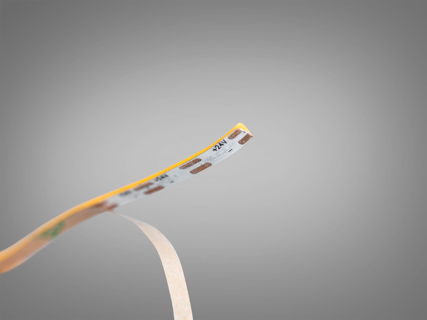 COB LED стрічка 24В, 320 діодів на метр, 8мм, теплий