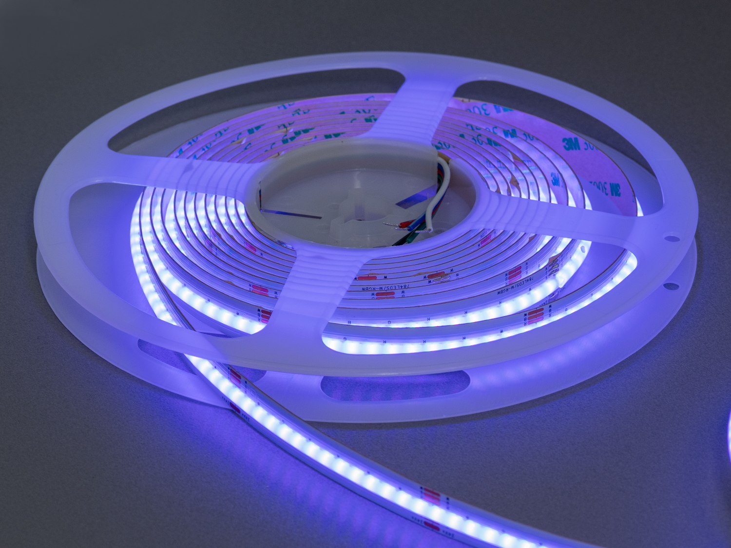LED стрічка 24В, 108 діодів на метр, 10мм, RGB