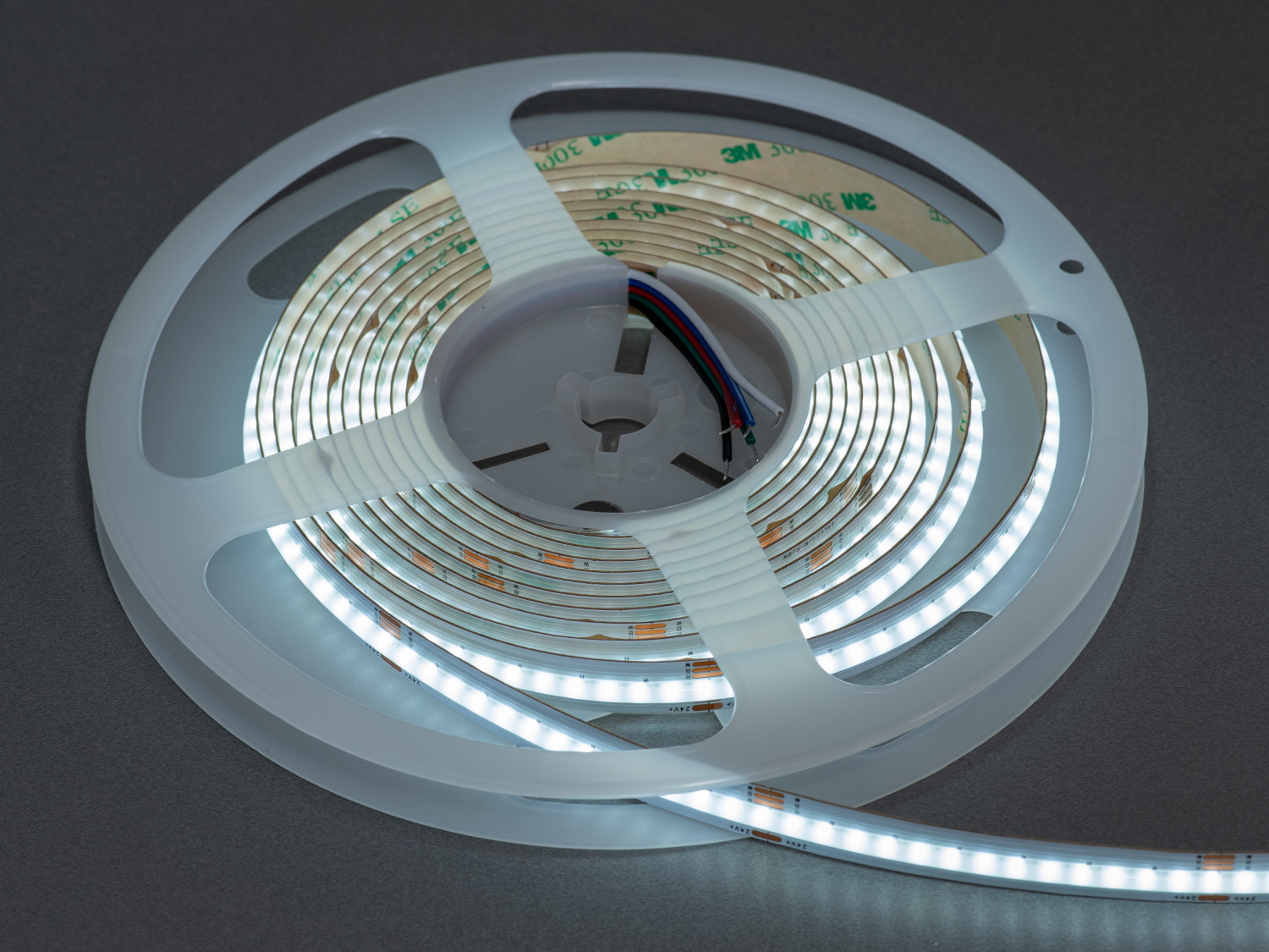 LED стрічка 24В, 108 діодів на метр, 10мм, RGB
