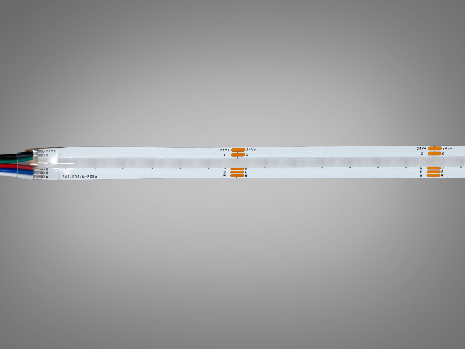 LED стрічка 24В, 108 діодів на метр, 10мм, RGB