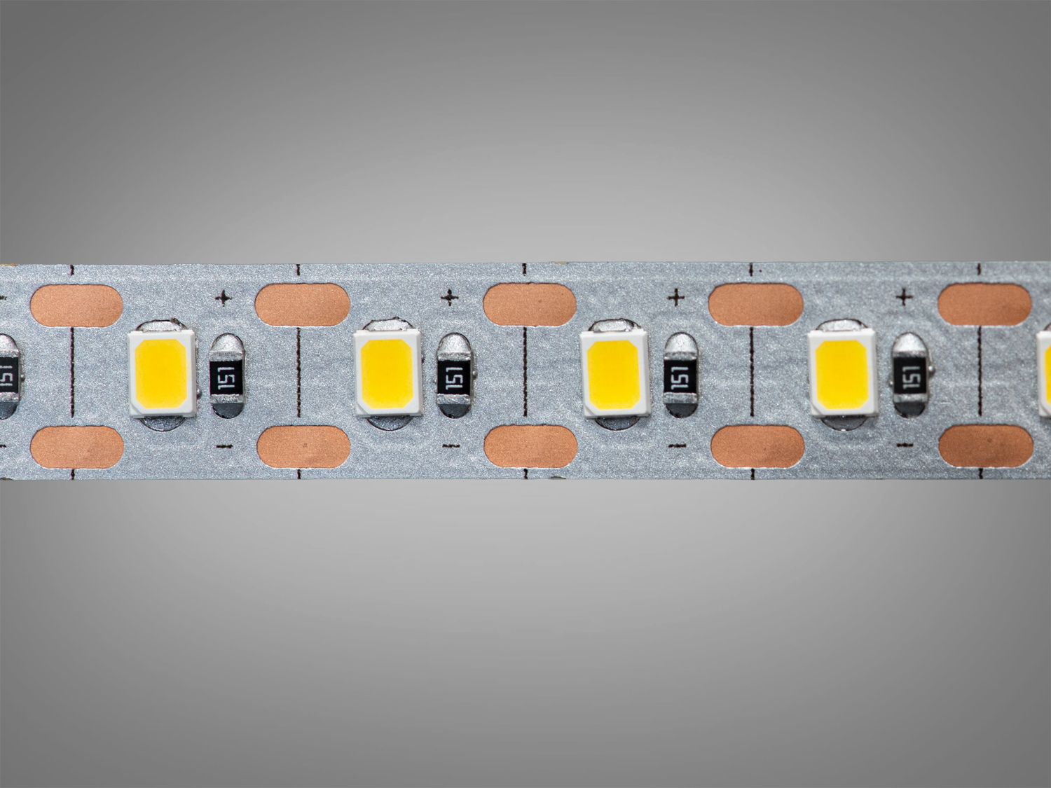 LED стрічка 5В з USB, 120 діодів на метр, 8мм, теплий