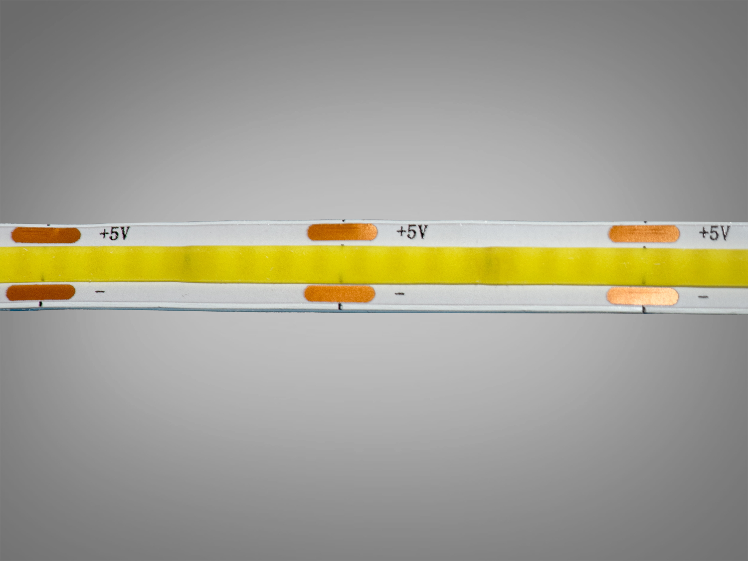 COB LED стрічка 5В з USB, 320 діодів на метр, 8мм, холодний