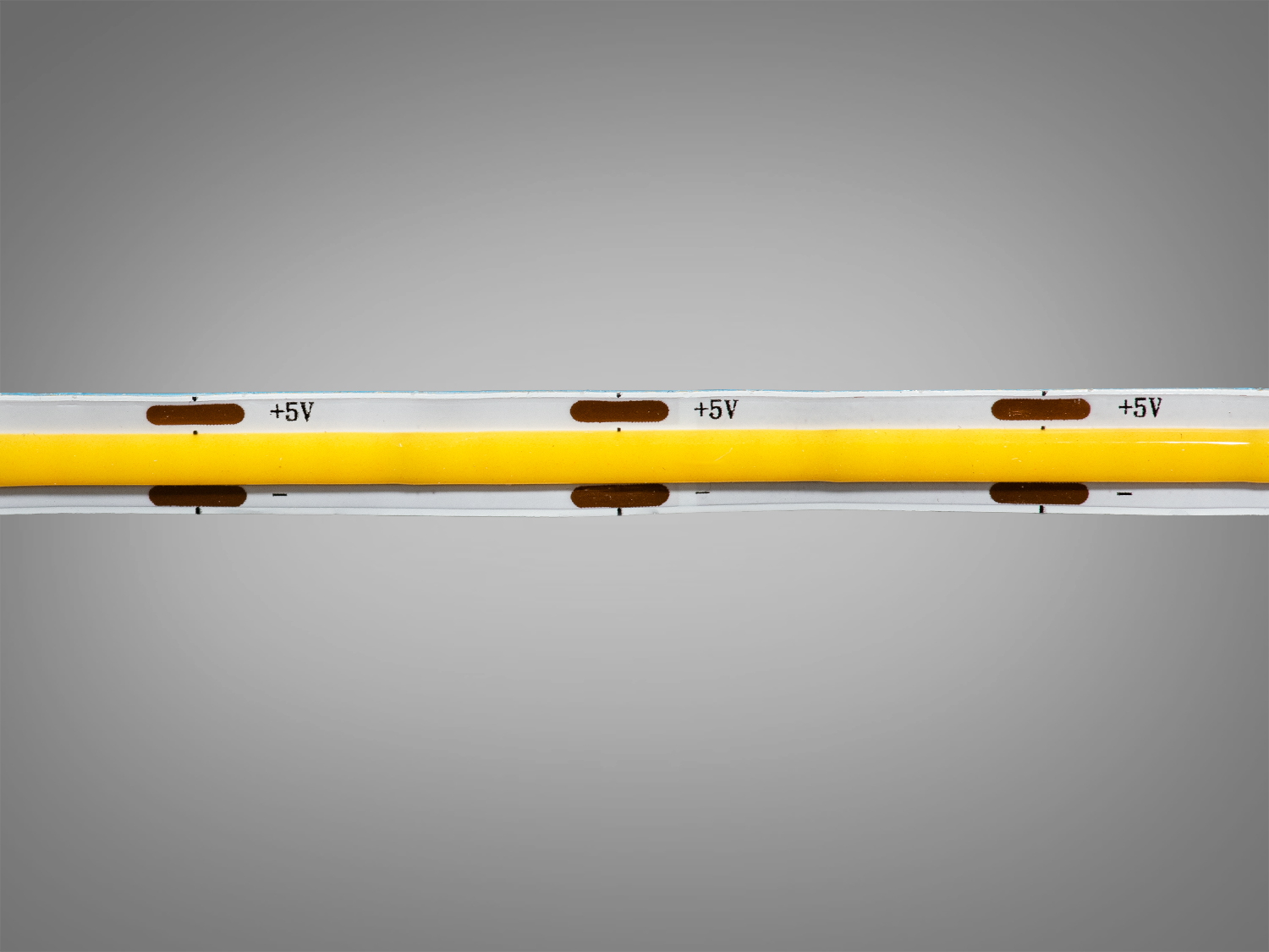 COB LED стрічка 5В з USB, 320 діодів на метр, 8мм, теплий