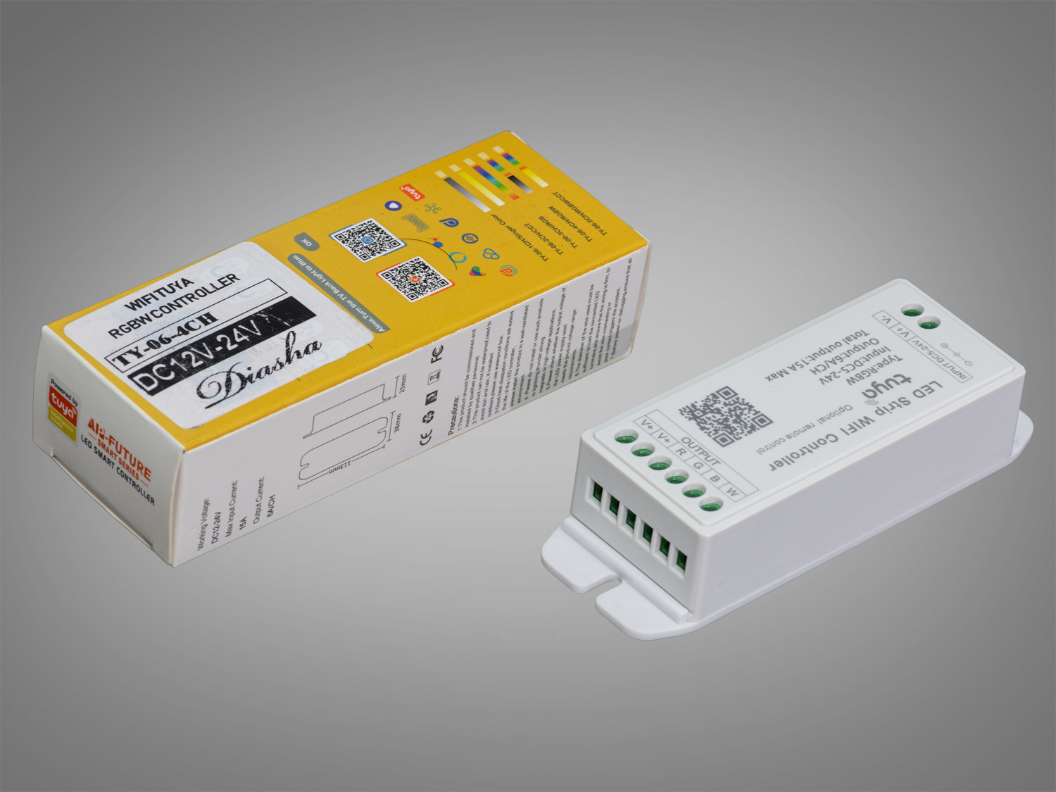 WiFi контролер для RGBW стрічки. Це вдосконалений WiFi контролер для RGBW LED стрічки, який поєднує в собі потужність, смарт-функціонал і повну свободу управління через додаток TUYA Smart WiFi контролер для RGBW стрічки. Це вдосконалений WiFi контролер для RGBW LED стрічки, який поєднує в собі потужність, смарт-функціонал і повну свободу управління через додаток TUYA Smart