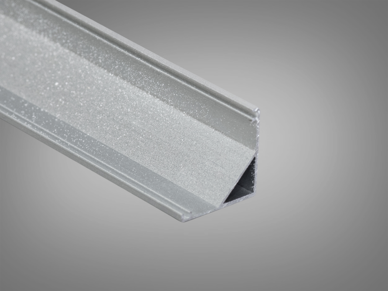 Профіль для LED стрічки, накладний кутовий