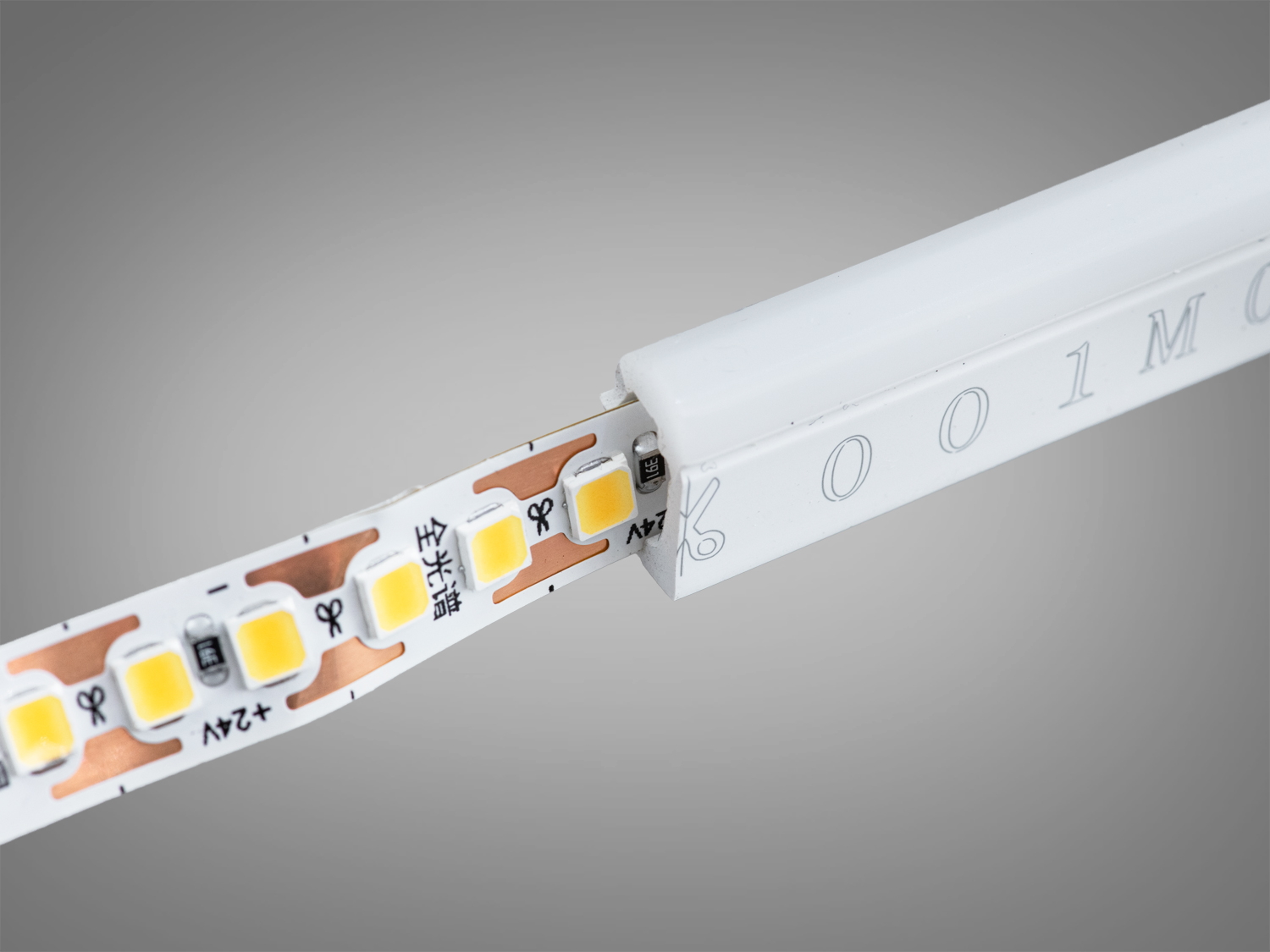 Силіконовий гнучкий профіль 0613 білий IP67 6x13мм