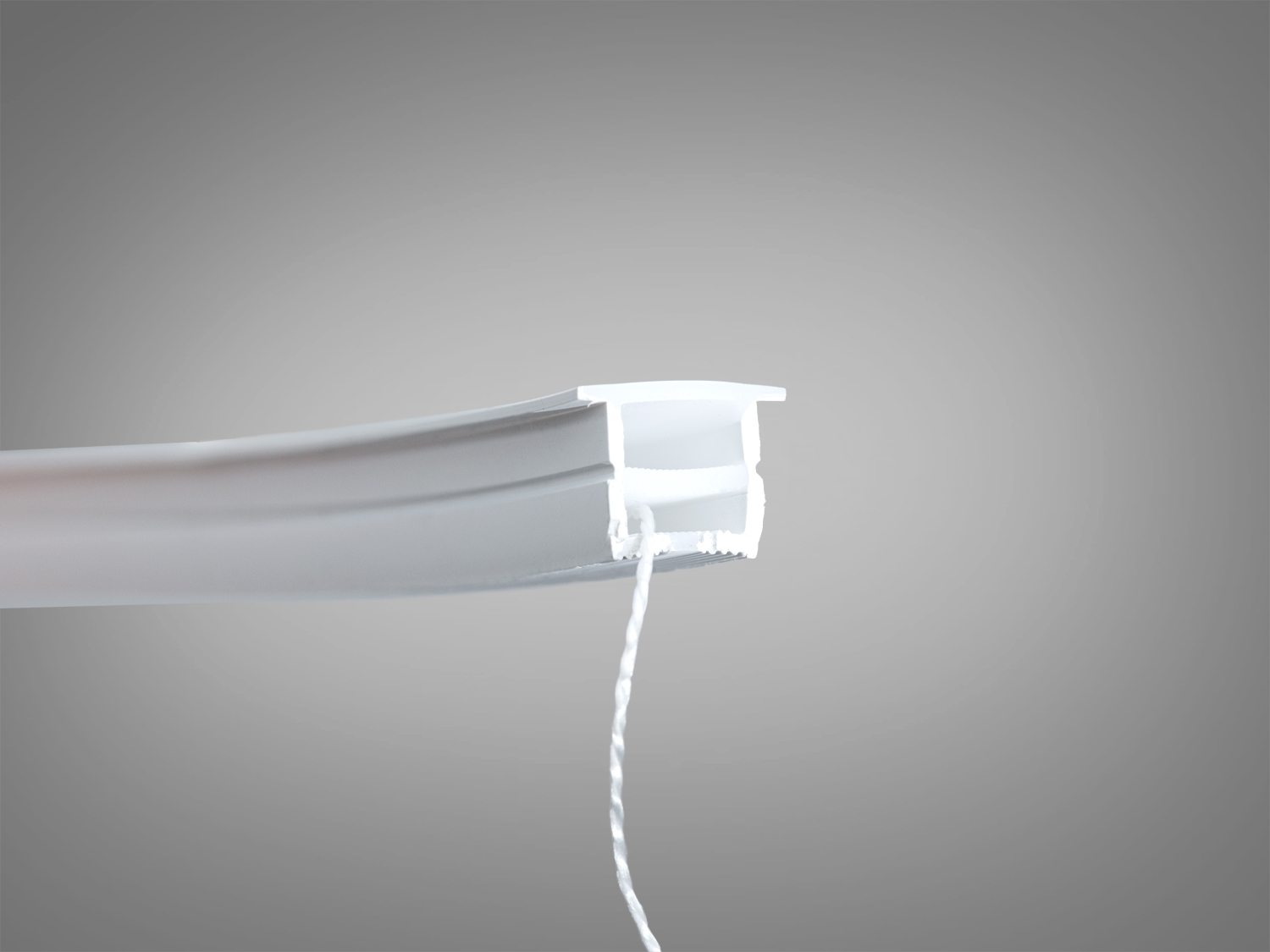 Гнучкий профіль Diasha 1212 білий врізний IP67